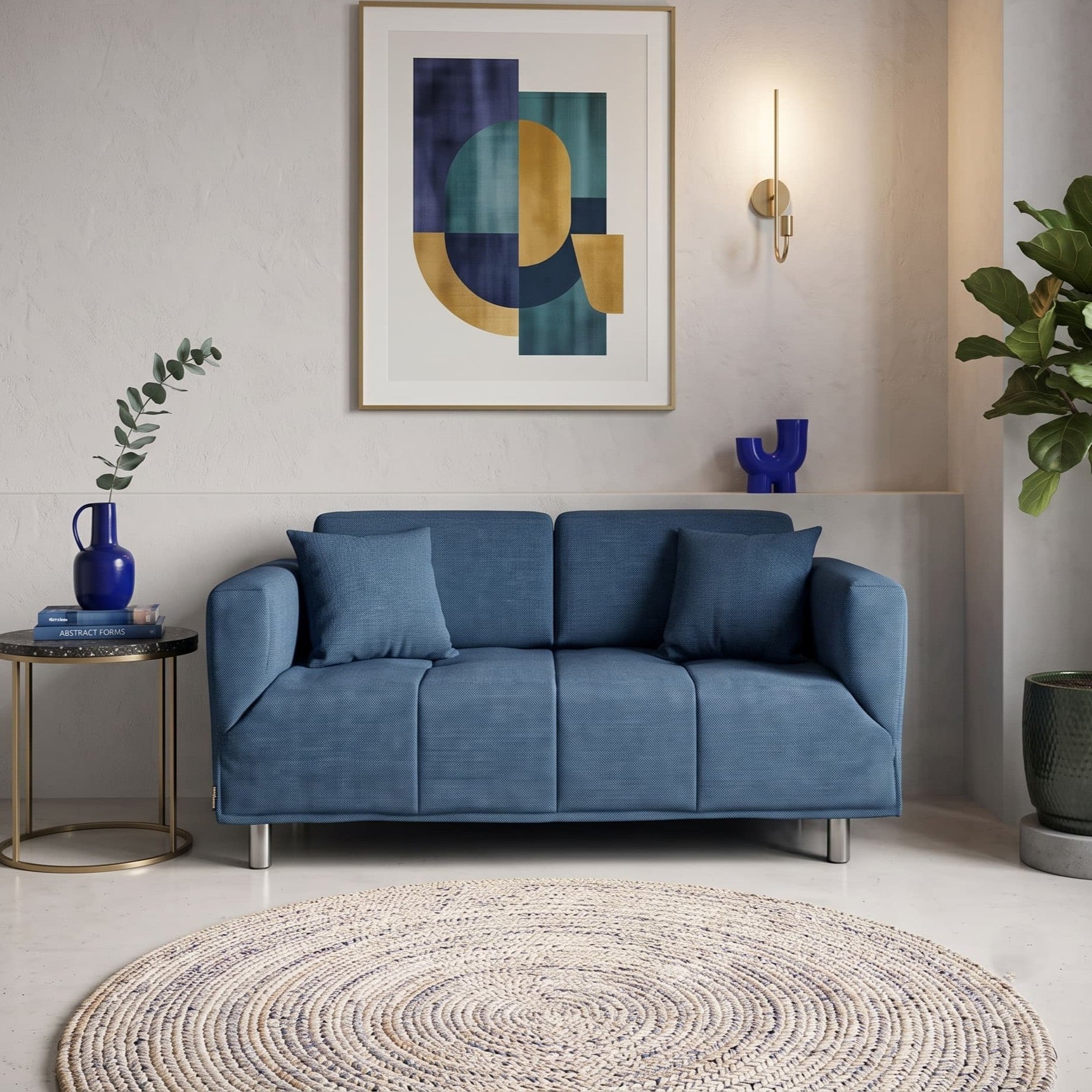 Divano Letto Levis con Materasso 10cm, sfoderabile, 2 cuscini omaggio, Made in Italy