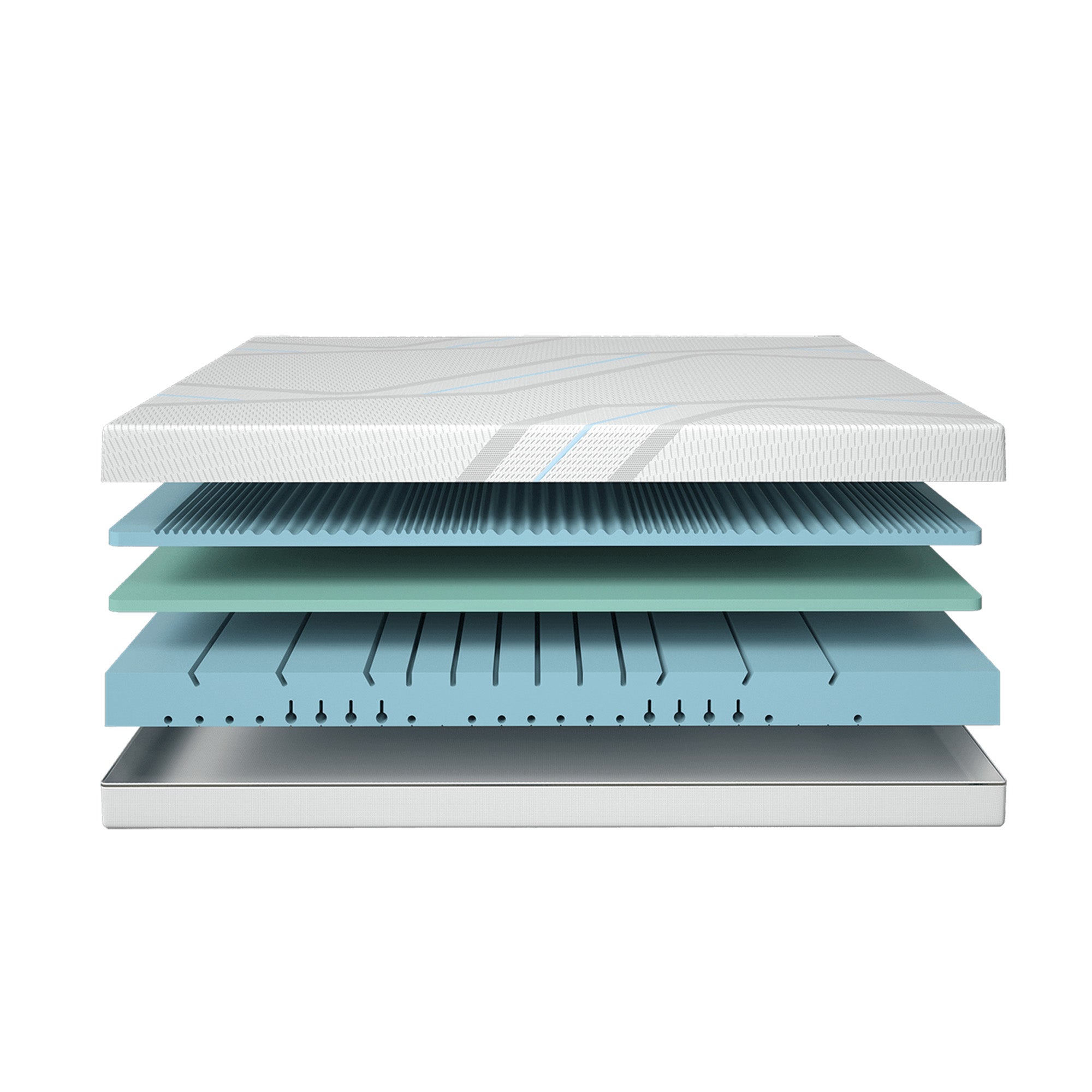 Materasso in memory foam a doppio strato Alto 22 Cm Kaysa Solar