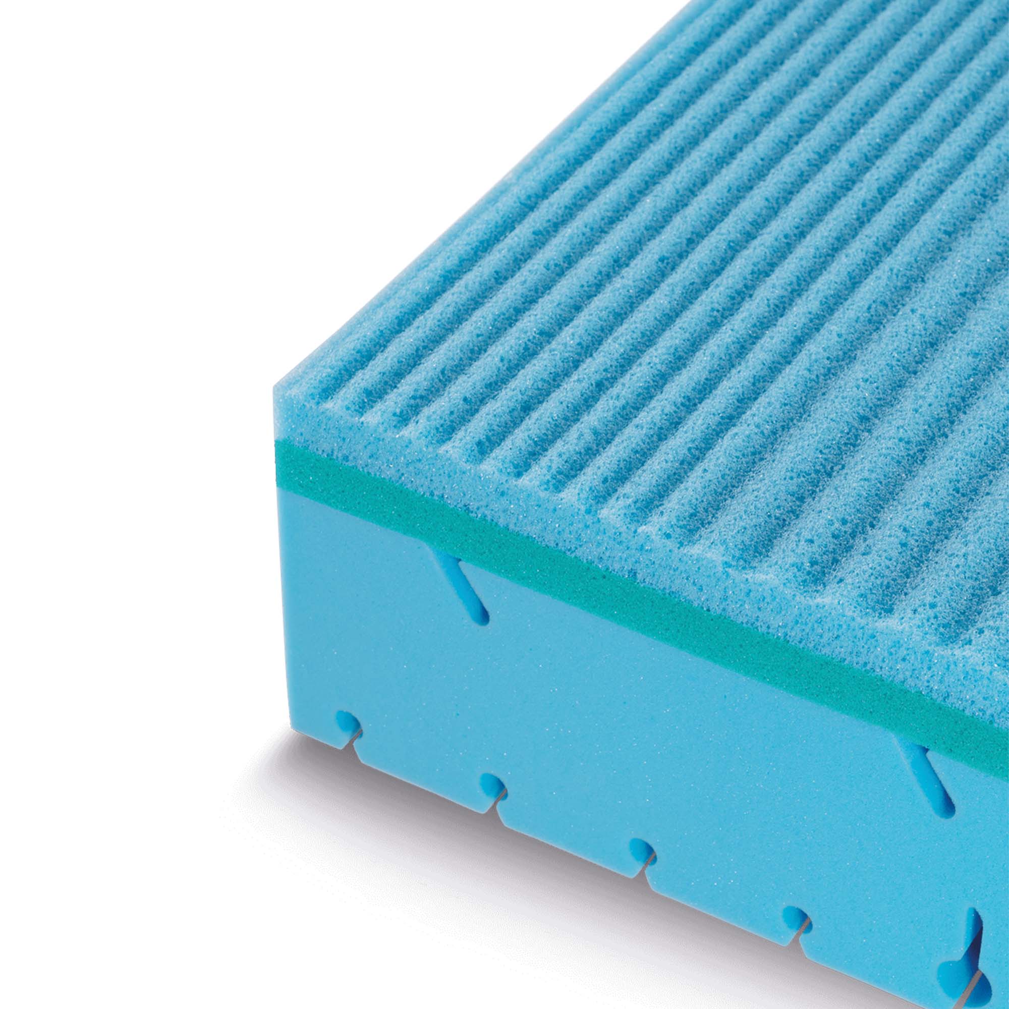 Materasso in memory foam a doppio strato Alto 22 Cm Kaysa Solar