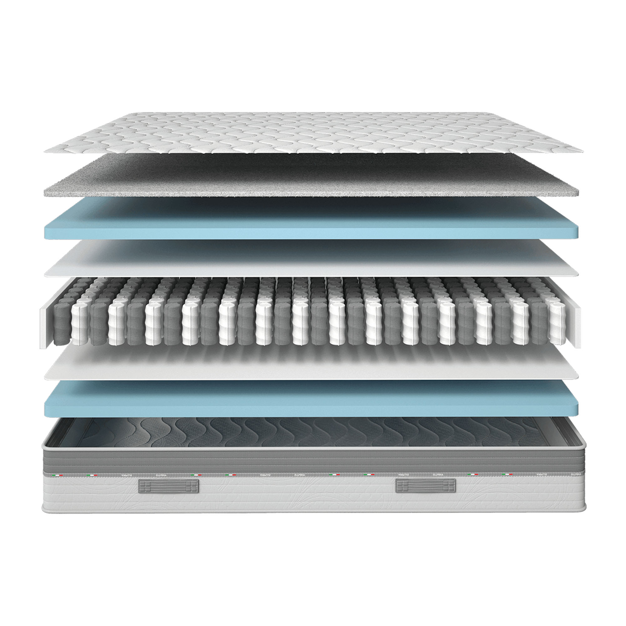 Materasso rigido a 800 molle altezza 26 cm Kaysa One