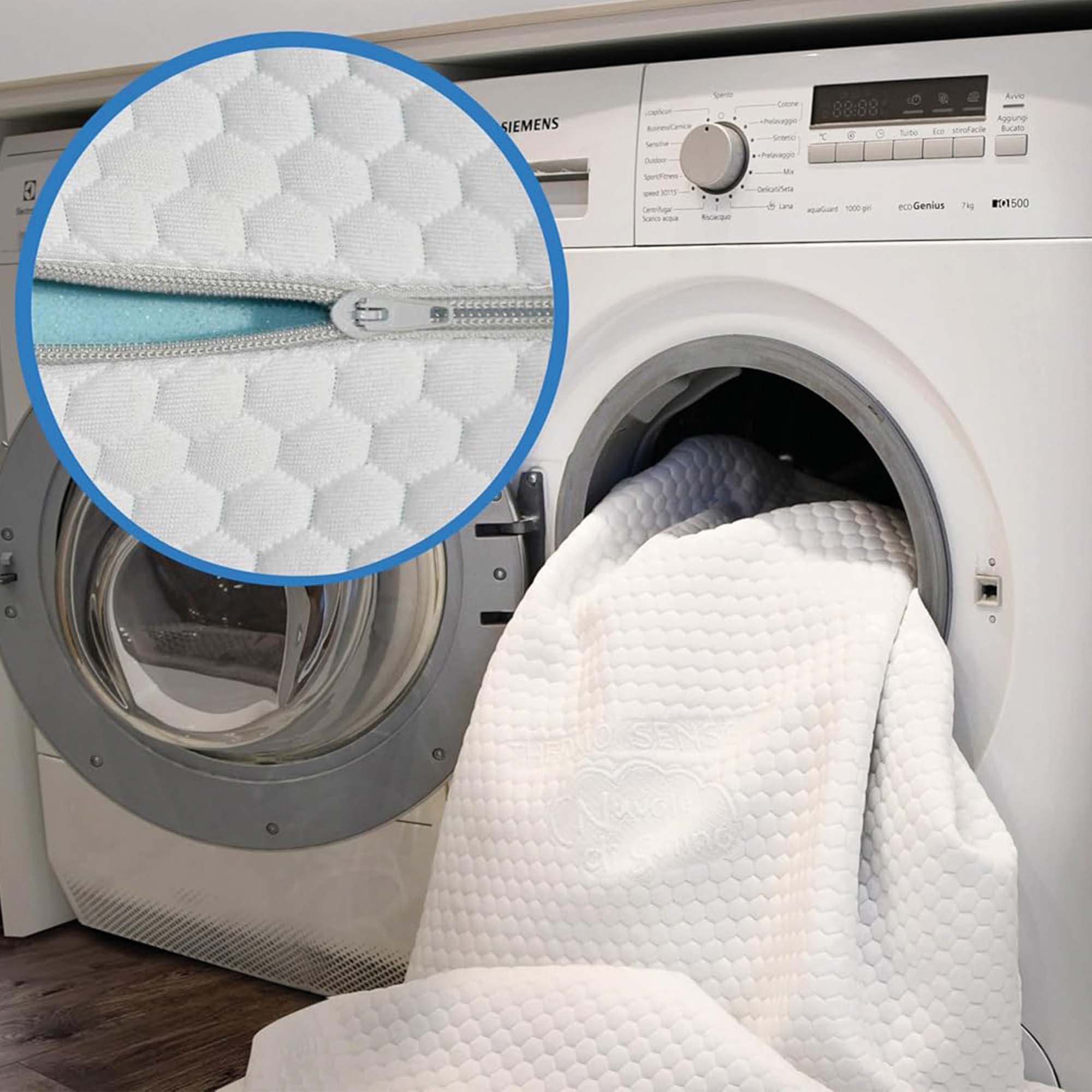 Oreiller Cervical Respirant en Mousse à Mémoire de Forme HD - Nuages de Sommeil