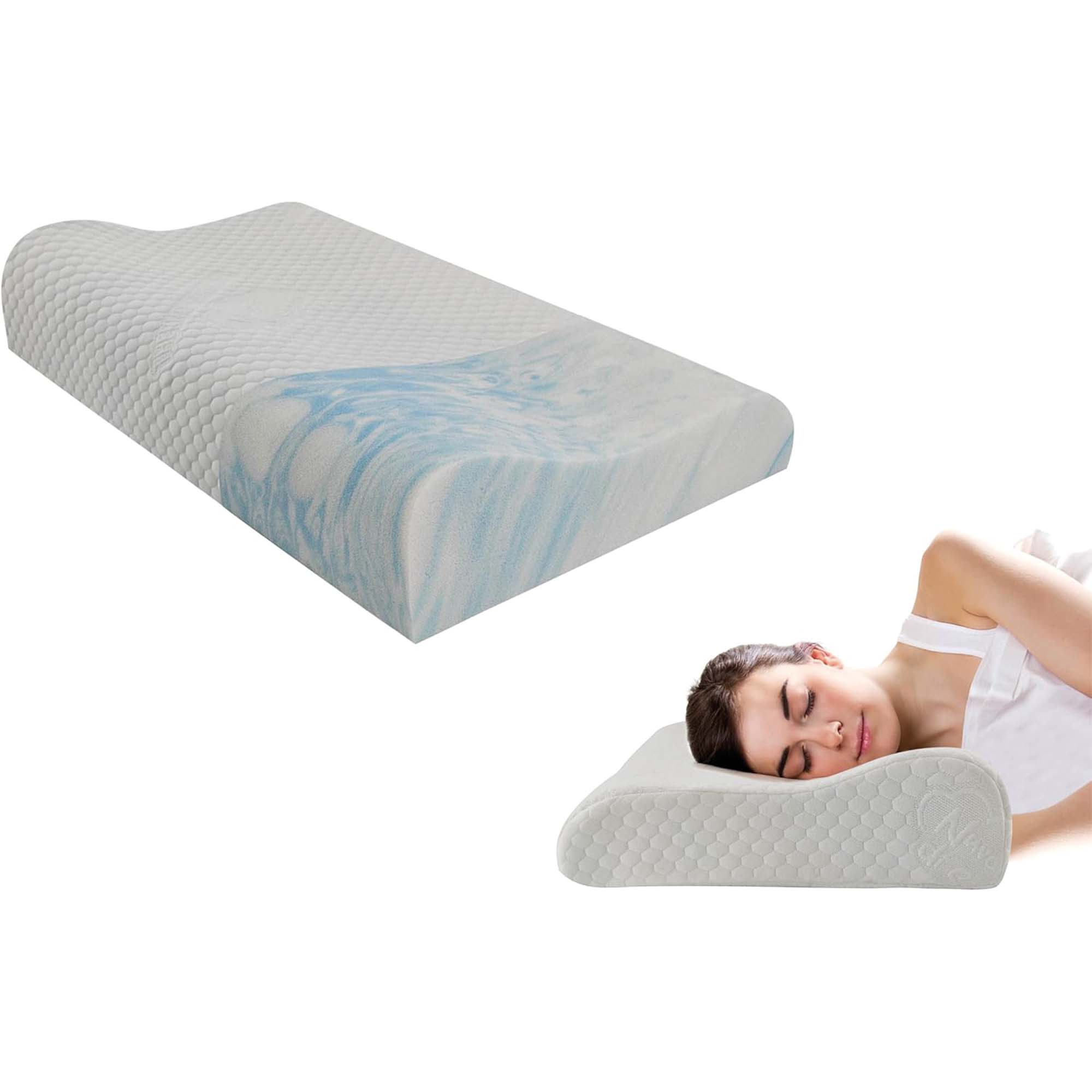 Cuscino Cervicale Traspirante in Memory Foam HD - Nuvole di Sonno