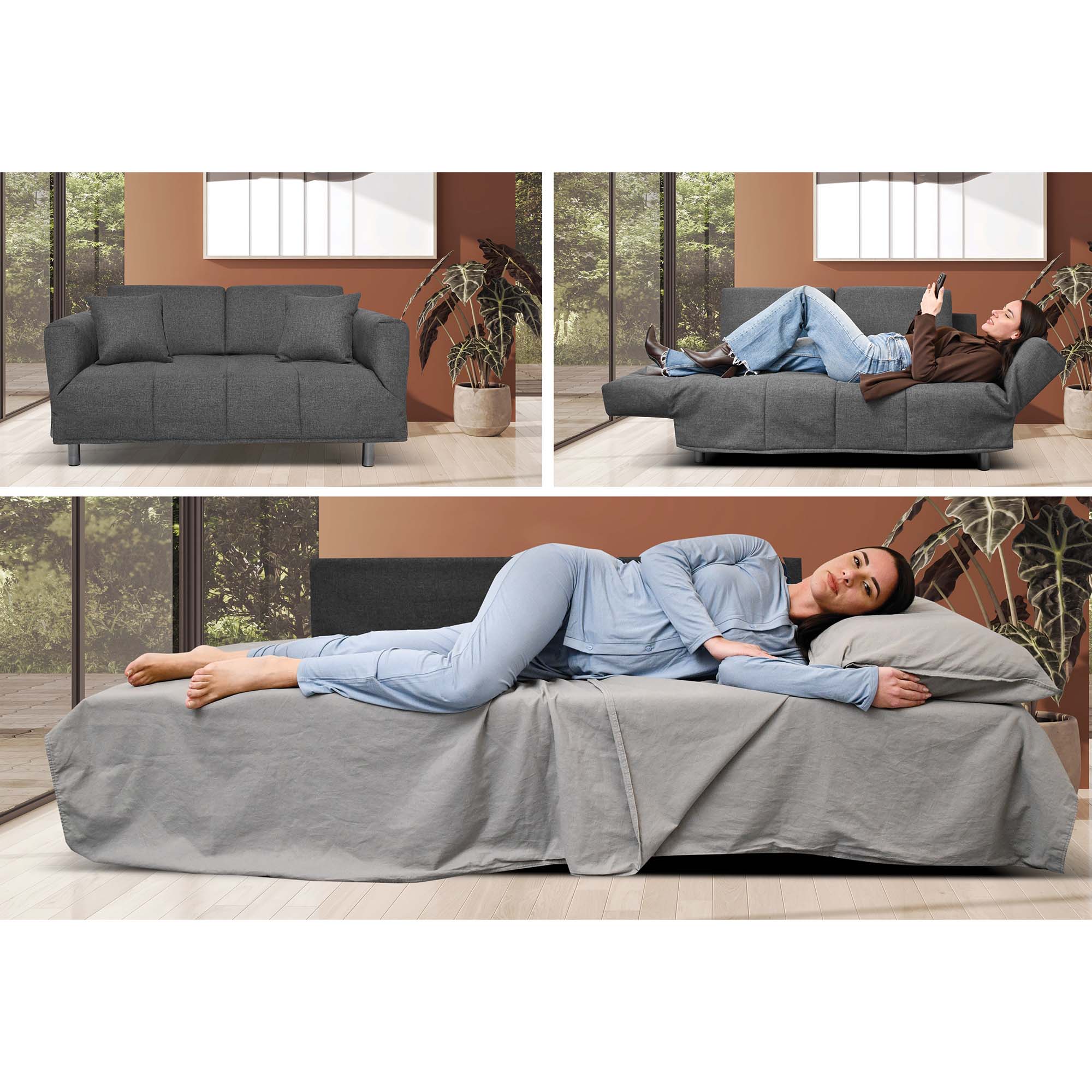 Divano Letto Levis con Materasso Comfort - Nuvole di Sonno