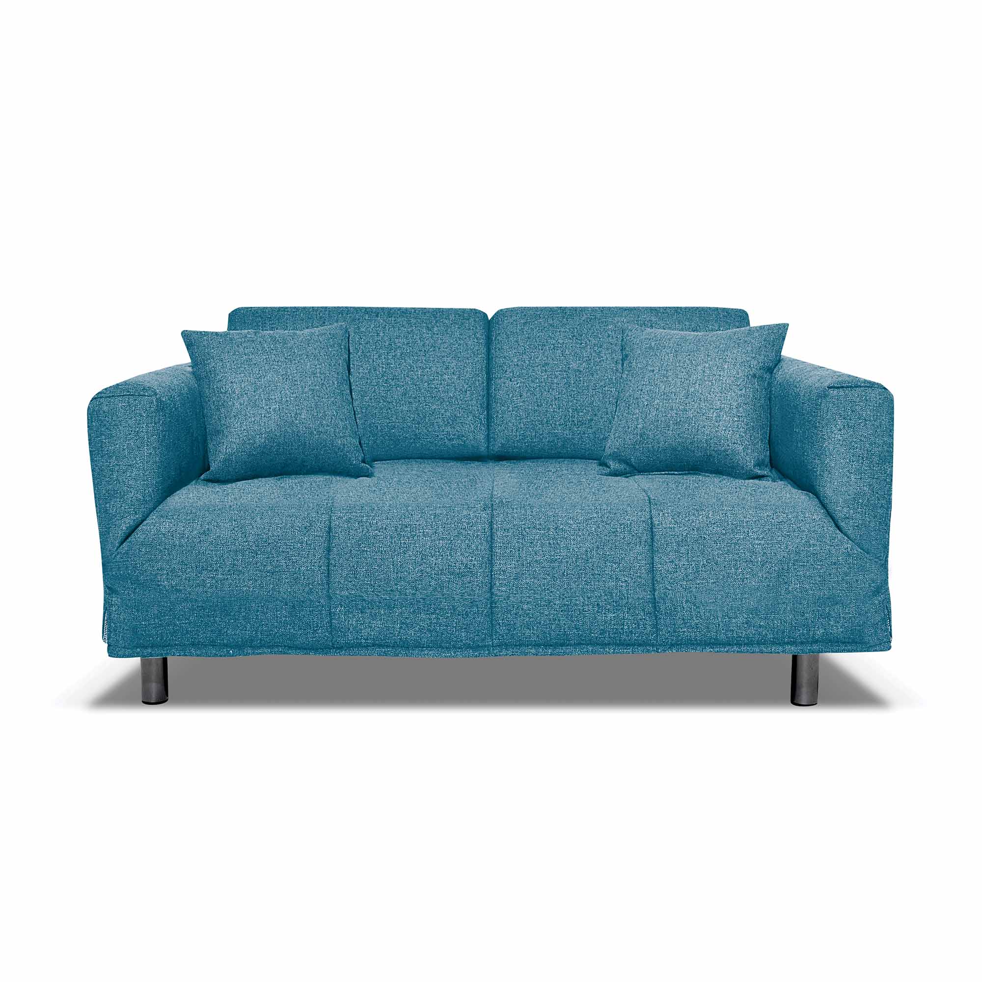 Canapé-lit Levis avec matelas 10cm, déhoussable, 2 coussins offerts, Fabriqué en Italie