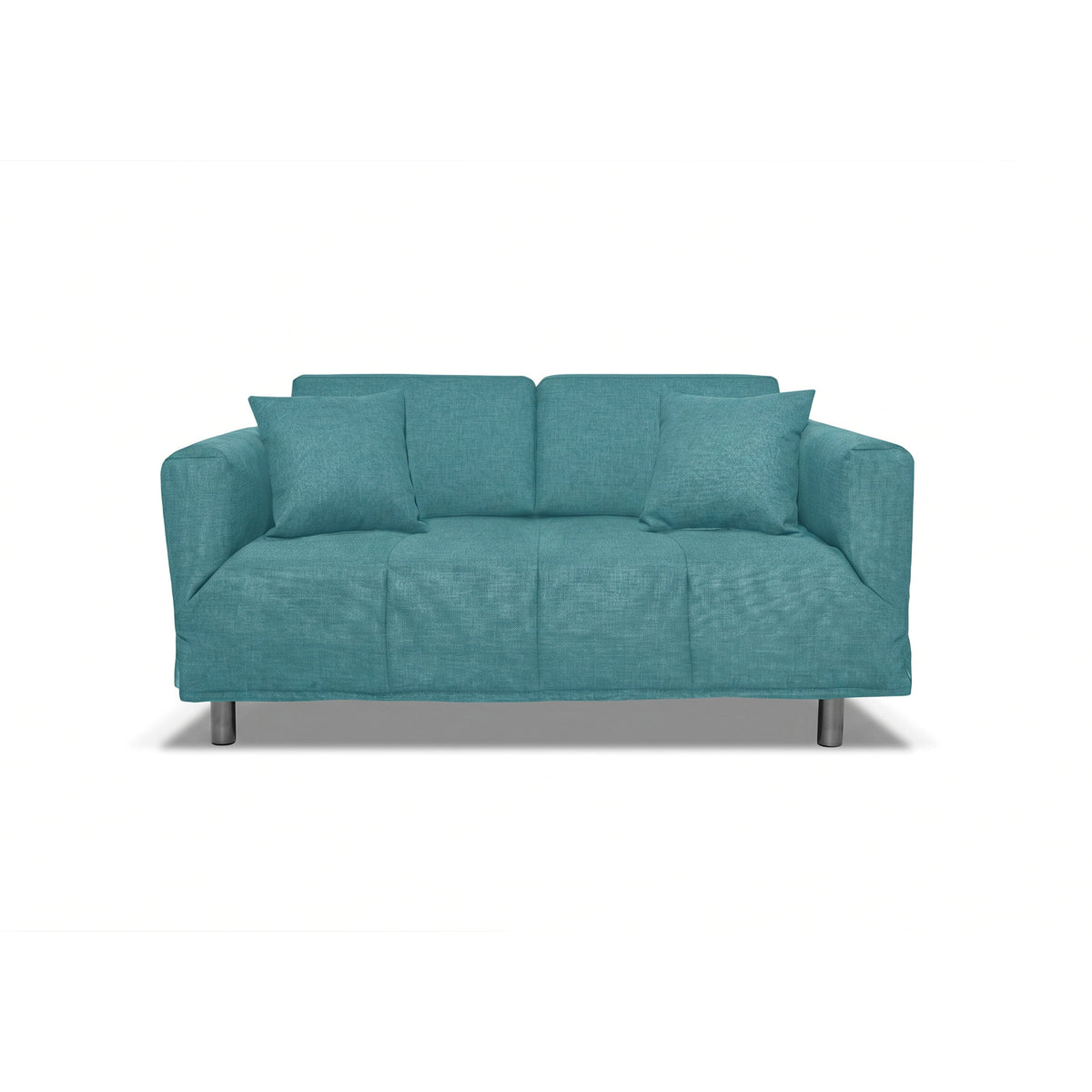 Divano Letto Levis con Materasso 10cm, sfoderabile, 2 cuscini omaggio, Made in Italy