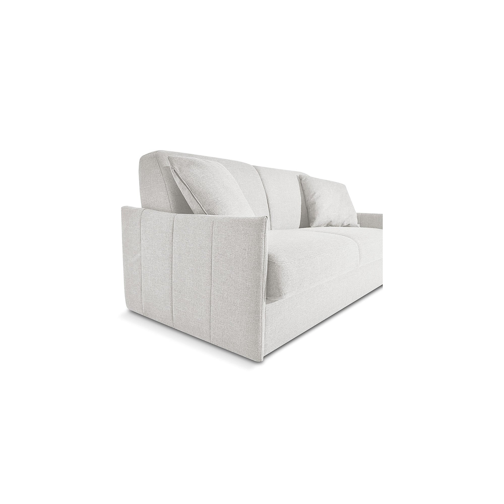 Divano letto Dalila con Materasso, sfoderabile, Made in Italy