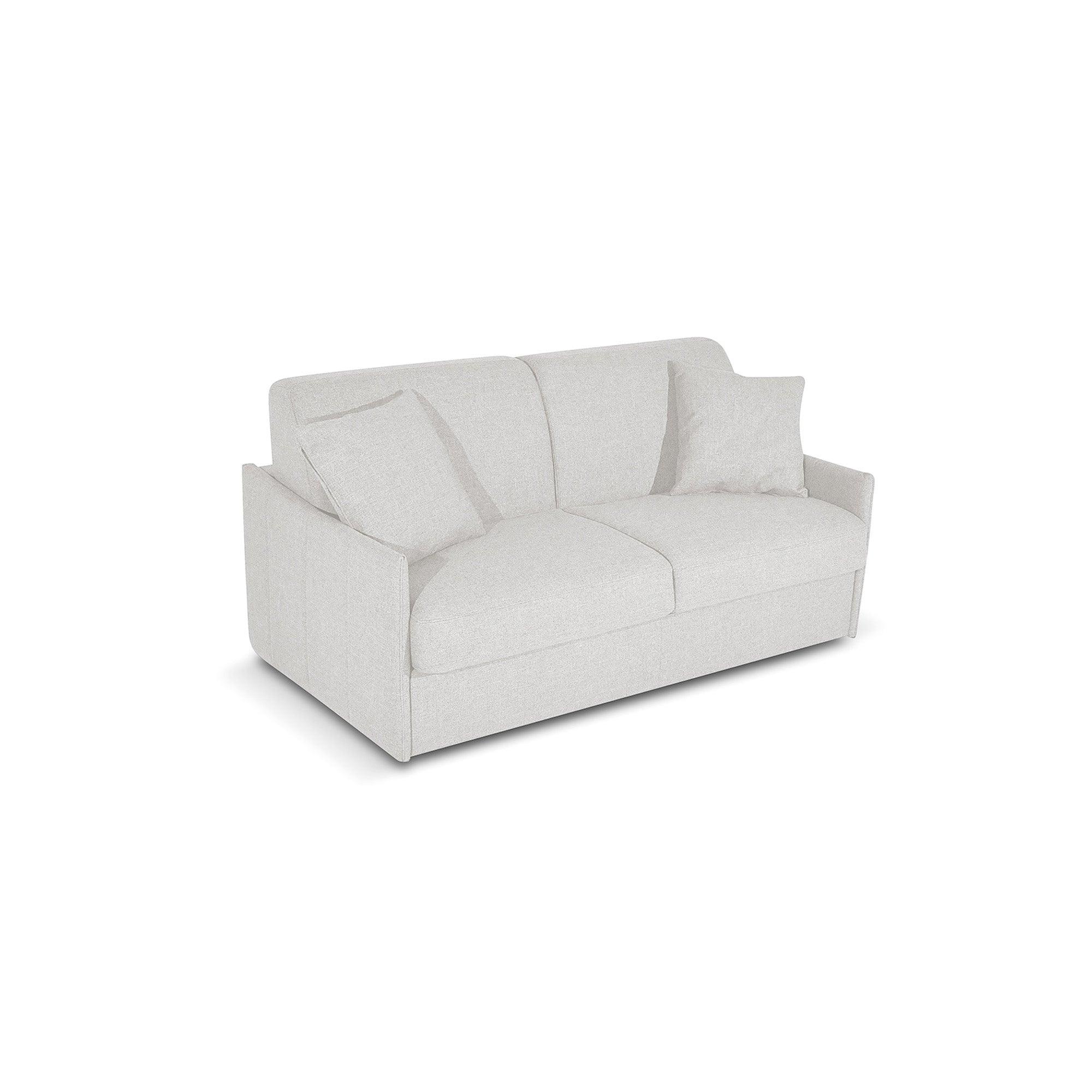 Divano letto Dalila con Materasso, sfoderabile, Made in Italy