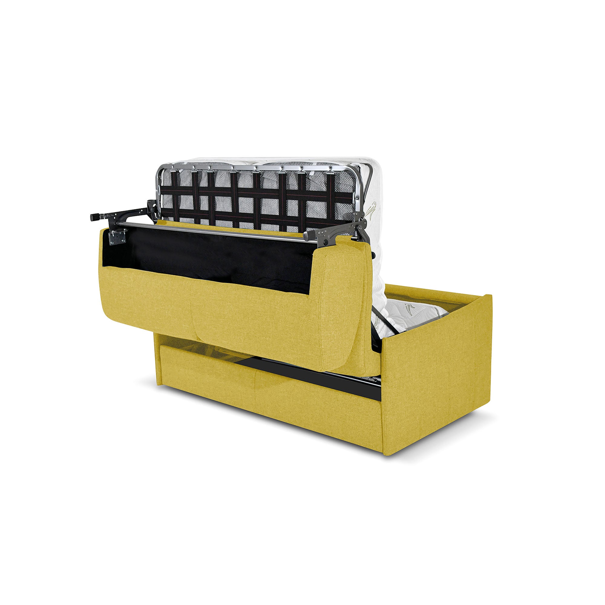 Divano letto Dalila con Materasso, sfoderabile, Made in Italy