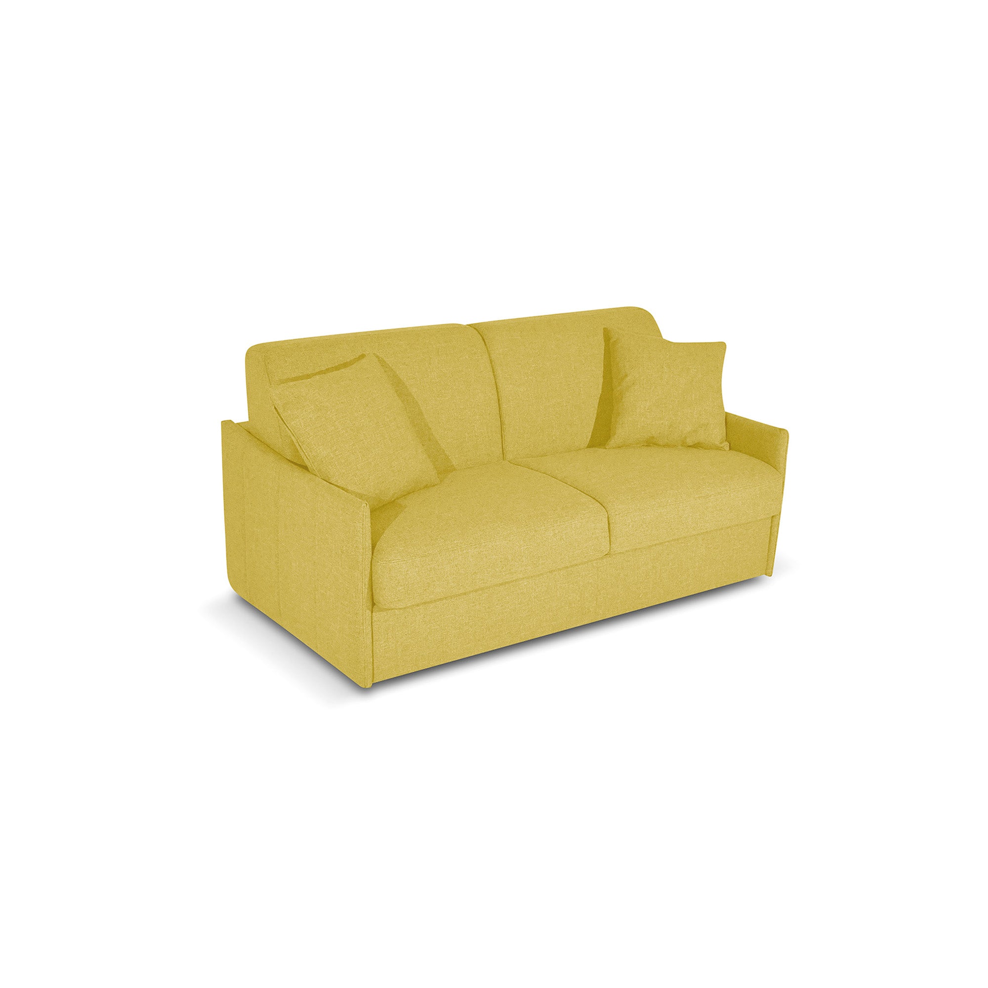 Divano letto Dalila con Materasso, sfoderabile, Made in Italy