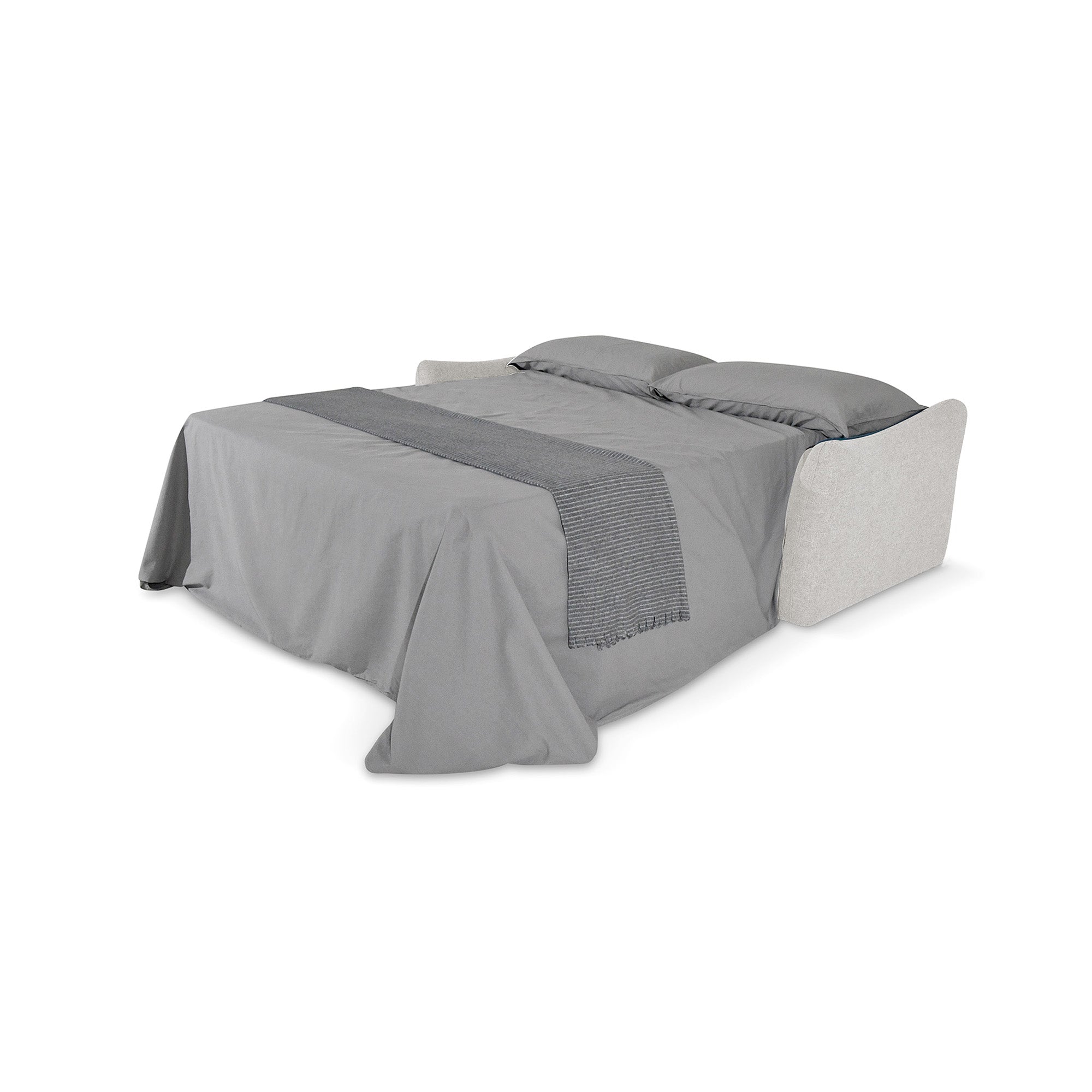 Divano letto Erisea con Materasso, sfoderabile, Made in Italy