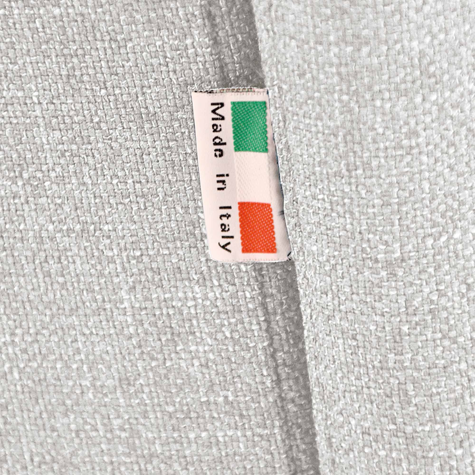 Divano letto Erisea con Materasso, sfoderabile, Made in Italy