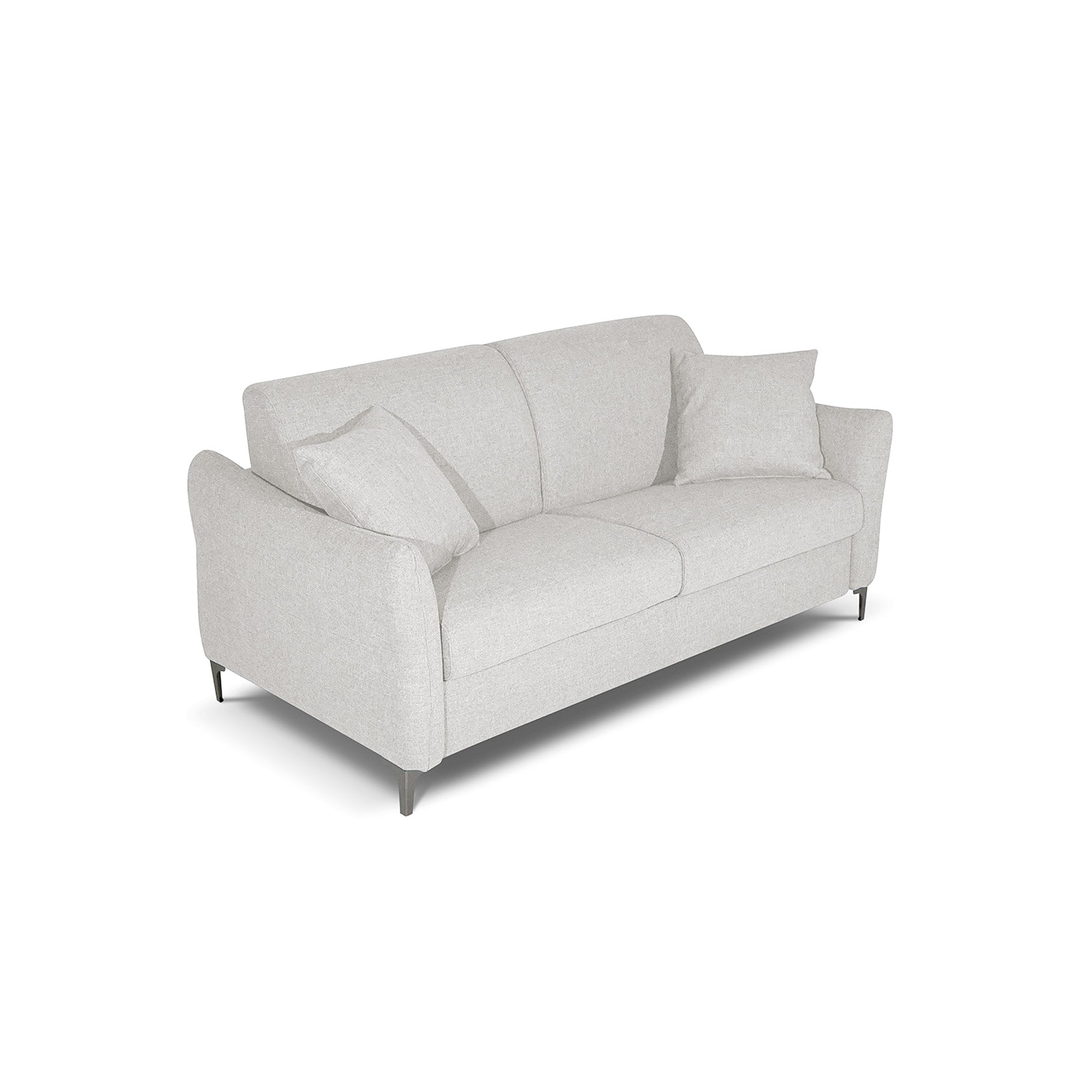 Divano letto Erisea con Materasso, sfoderabile, Made in Italy
