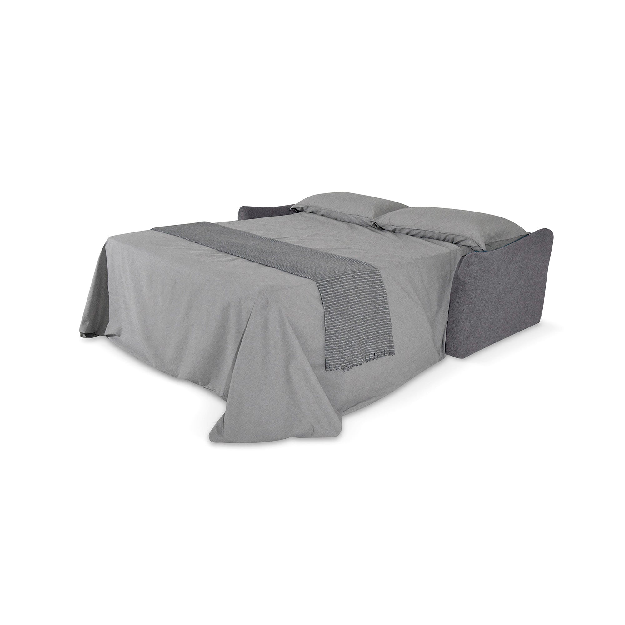 Divano letto Erisea con Materasso, sfoderabile, Made in Italy