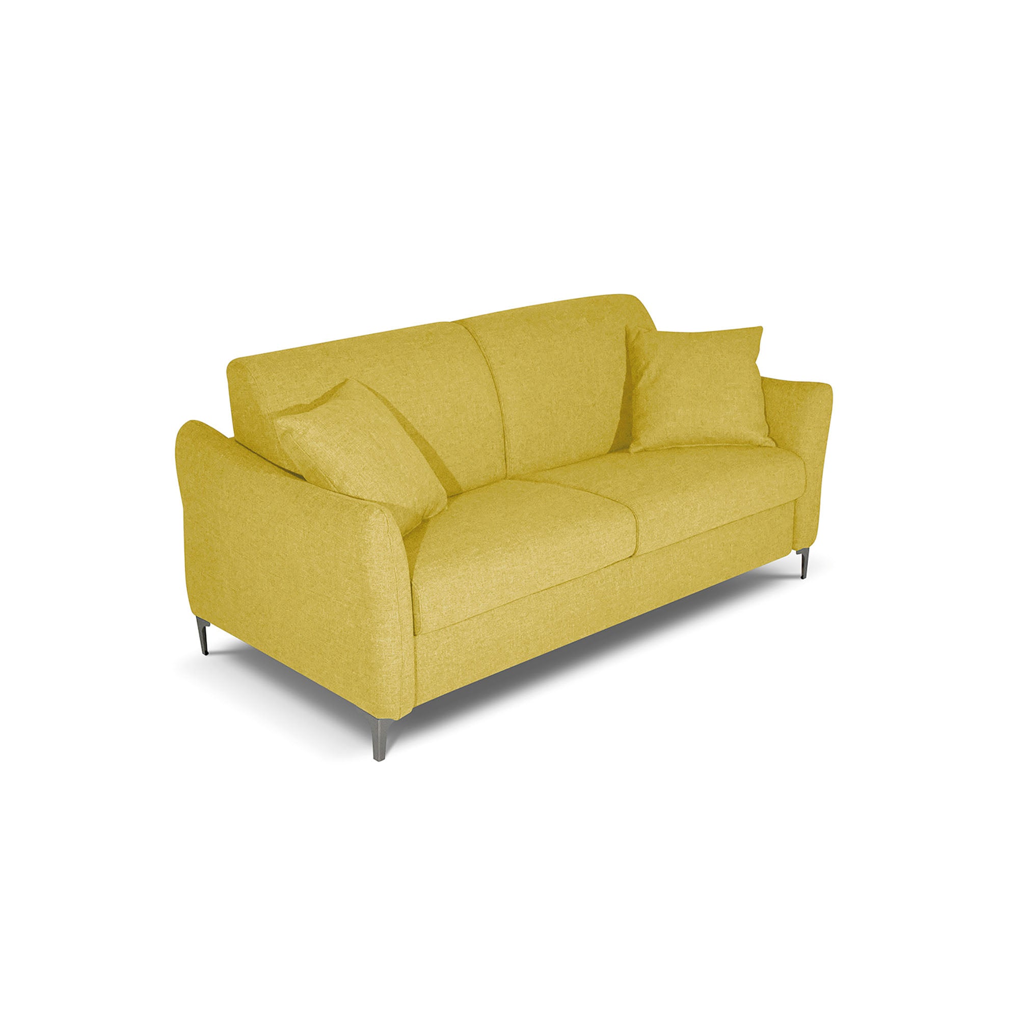 Divano letto Erisea con Materasso, sfoderabile, Made in Italy