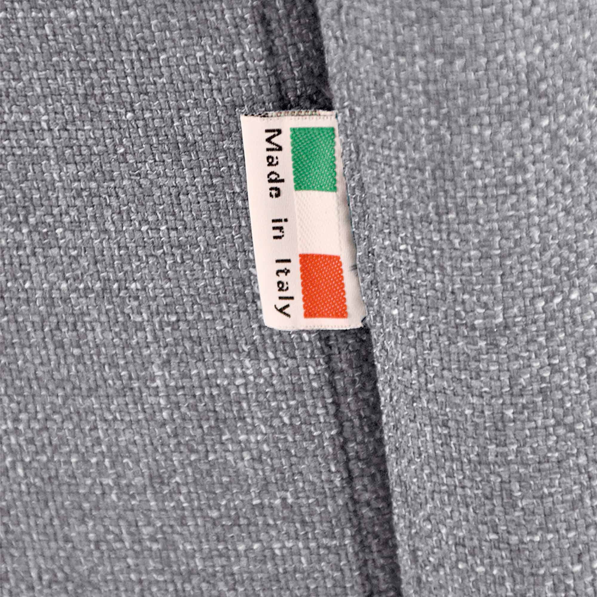 Divano letto Erisea con Materasso, sfoderabile, Made in Italy