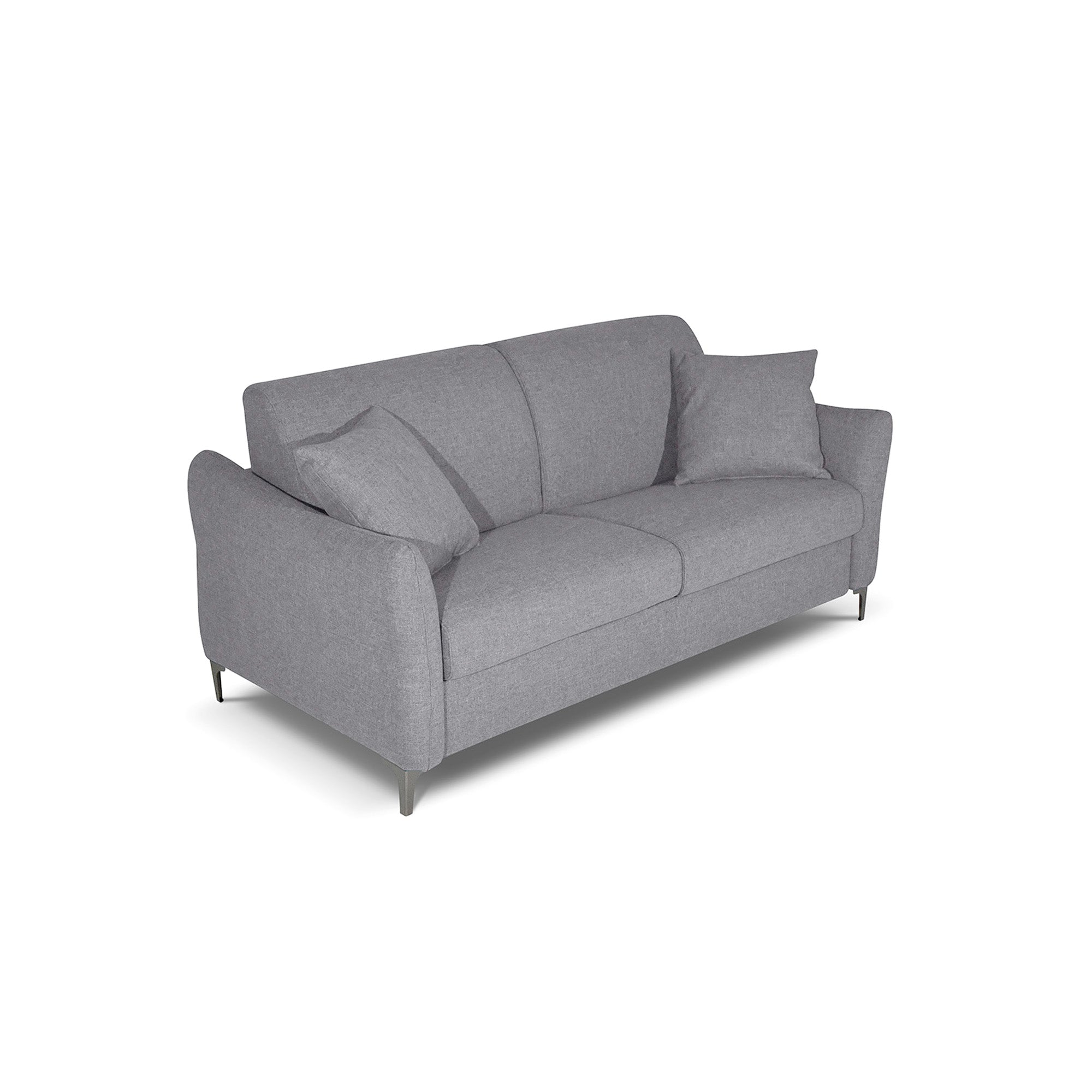 Divano letto Erisea con Materasso, sfoderabile, Made in Italy