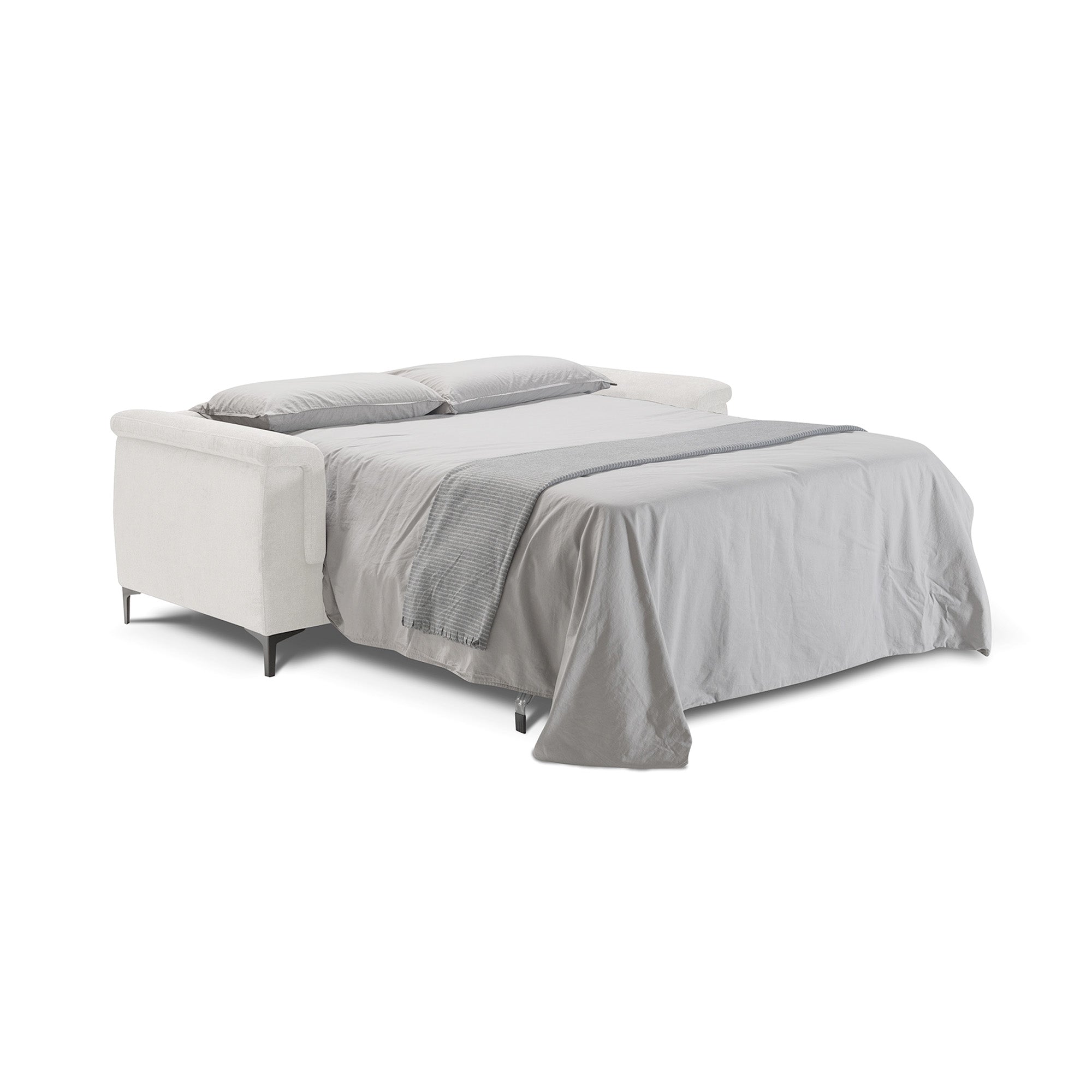 Divano letto John con Materasso, sfoderabile, Made in Italy