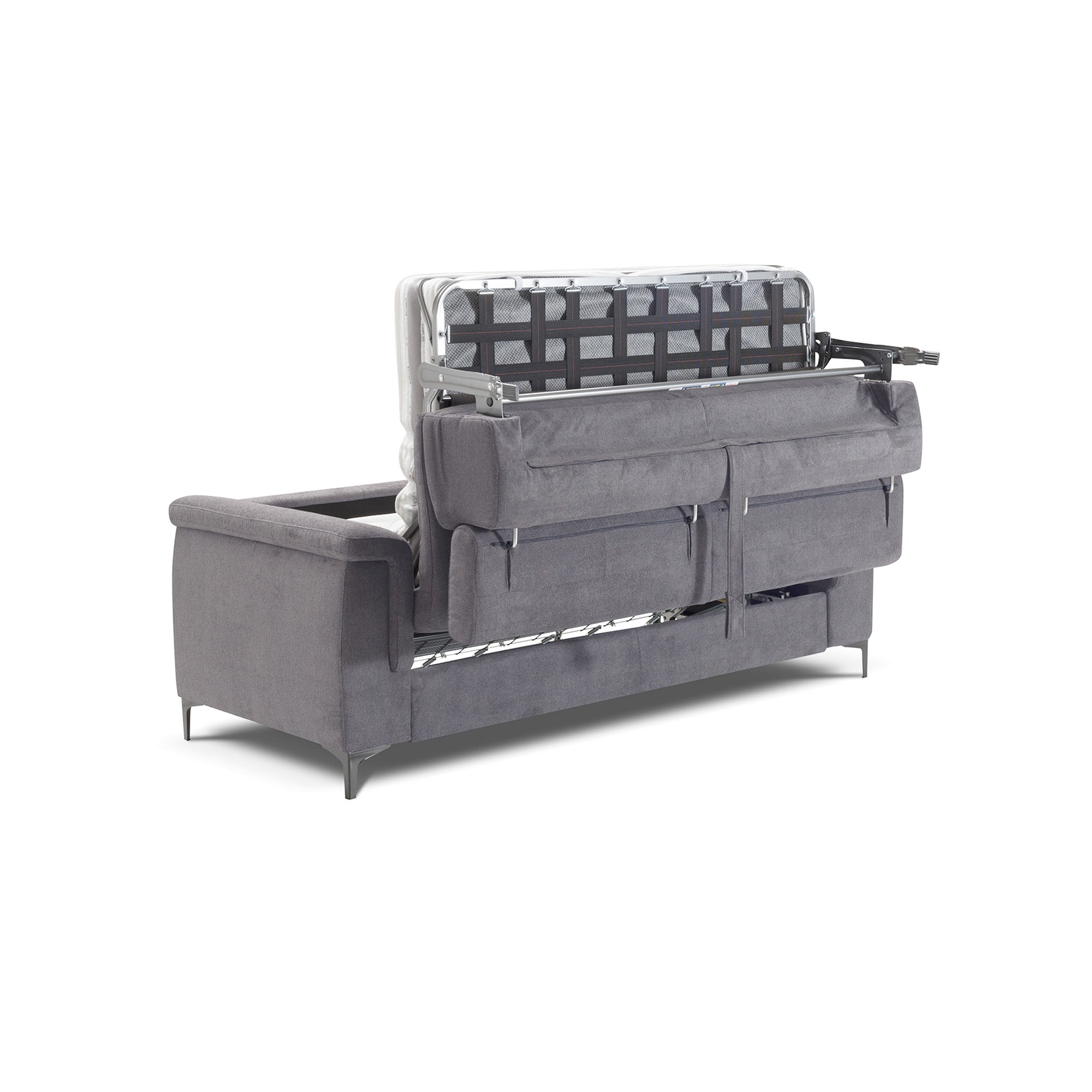 Divano letto John con Materasso, sfoderabile, Made in Italy