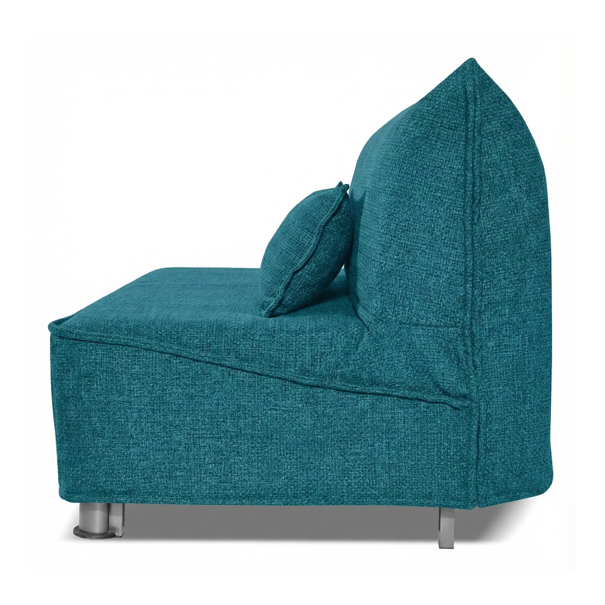 Divano letto Levante con Materasso 11cm, sfoderabile, 2 cuscini omaggio, Made in Italy