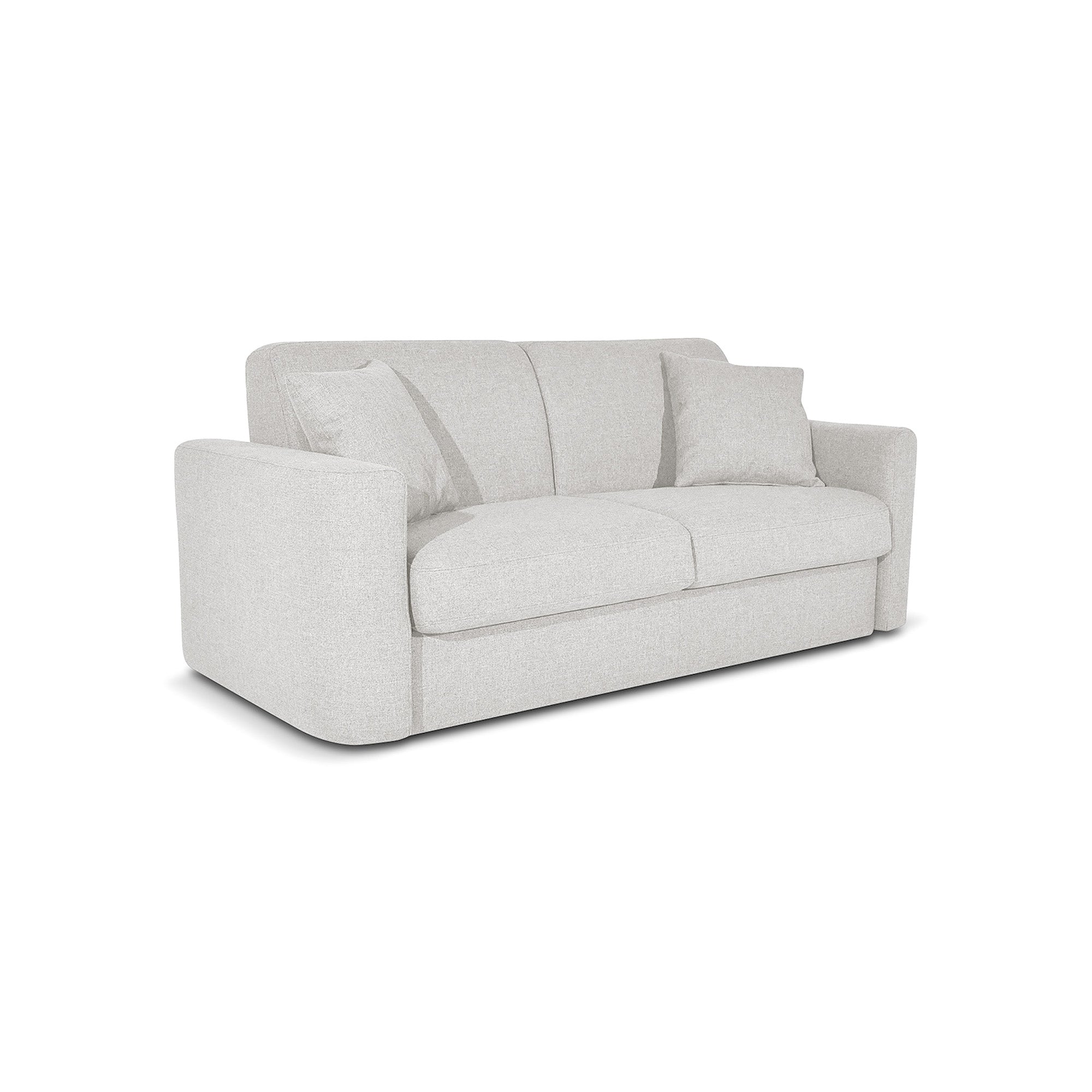 Divano letto Nereo con Materasso, sfoderabile, Made in Italy