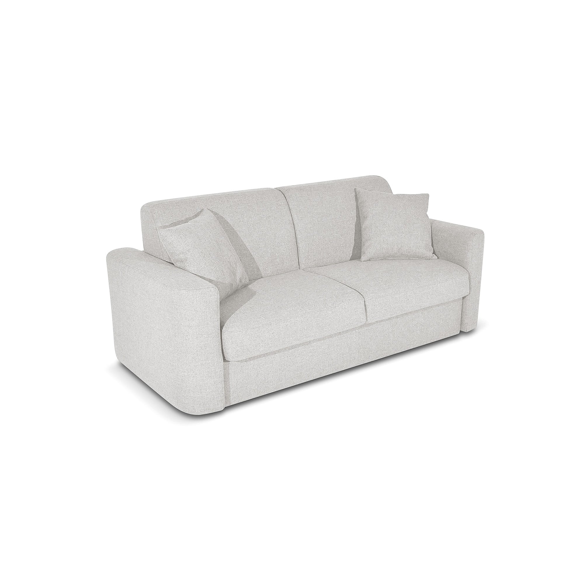 Divano letto Nereo con Materasso, sfoderabile, Made in Italy