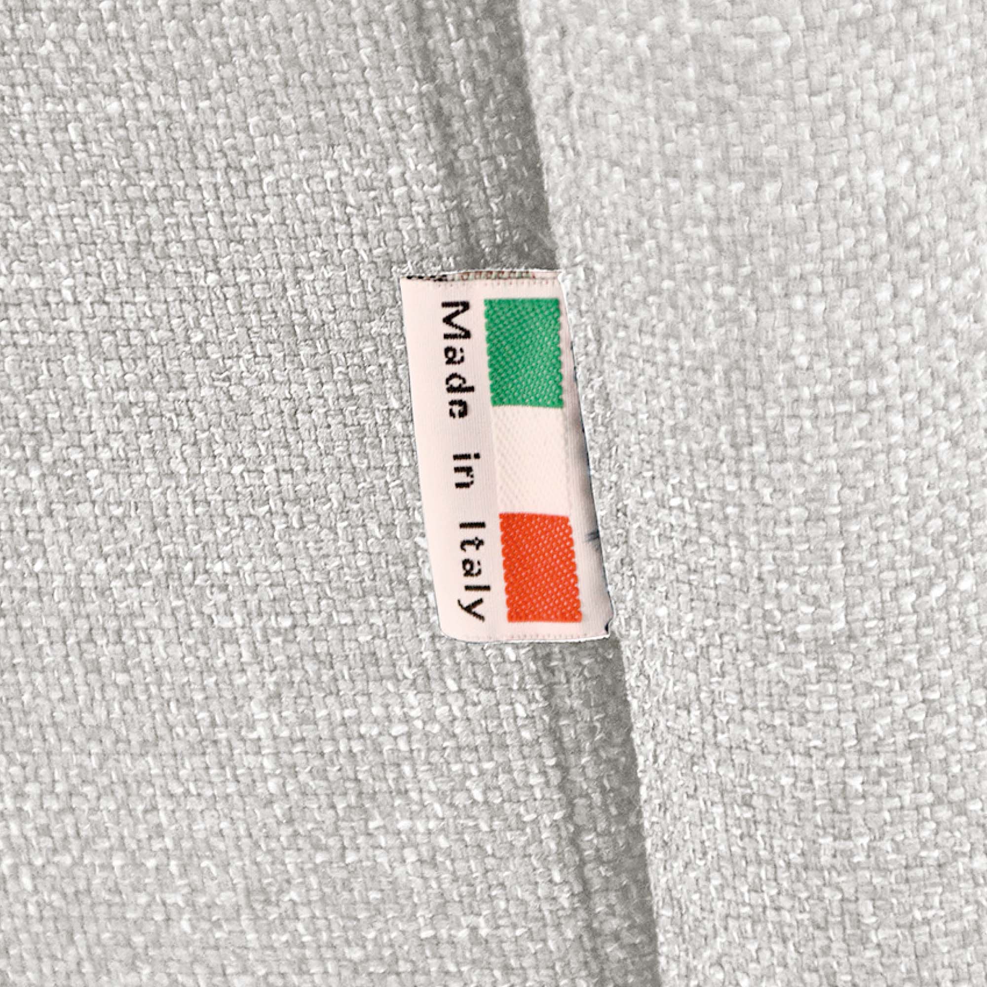 Divano letto Nereo con Materasso, sfoderabile, Made in Italy