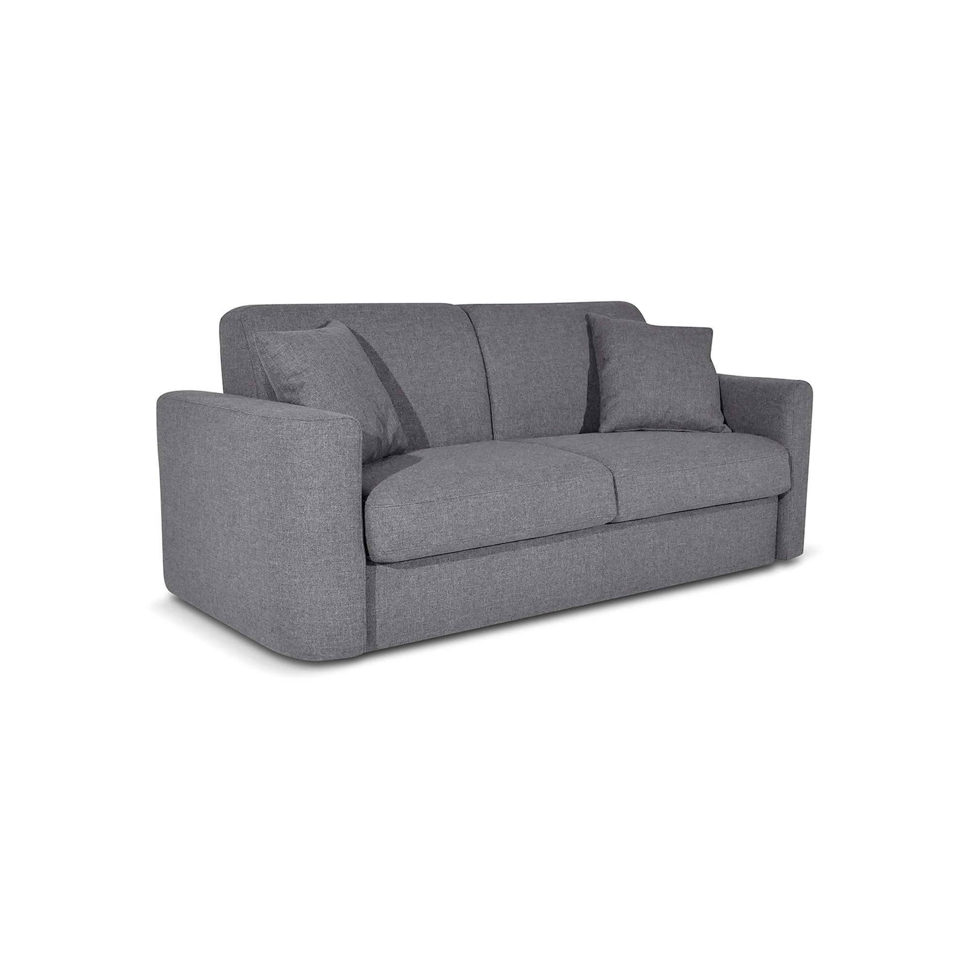 Divano letto Nereo con Materasso, sfoderabile, Made in Italy