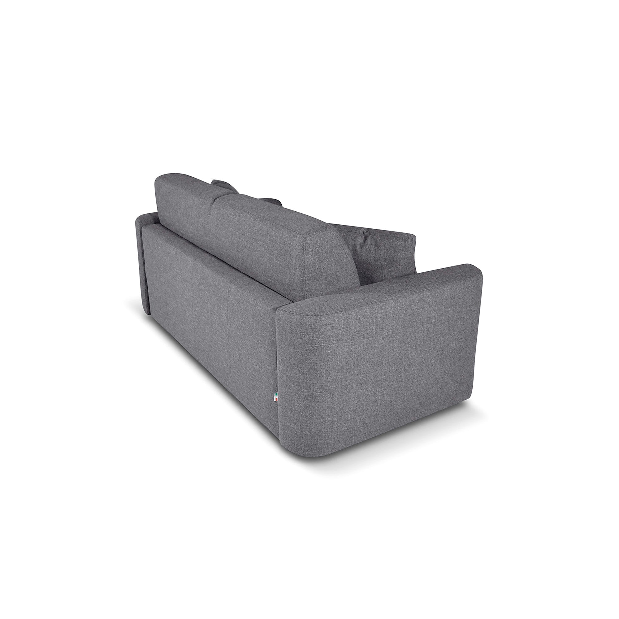 Divano letto Nereo con Materasso, sfoderabile, Made in Italy