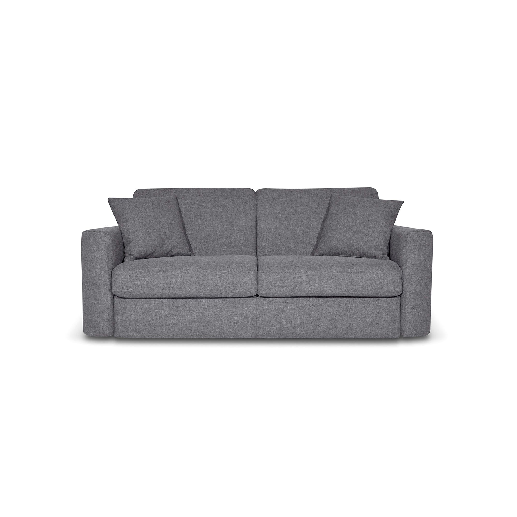 Divano letto Nereo con Materasso, sfoderabile, Made in Italy