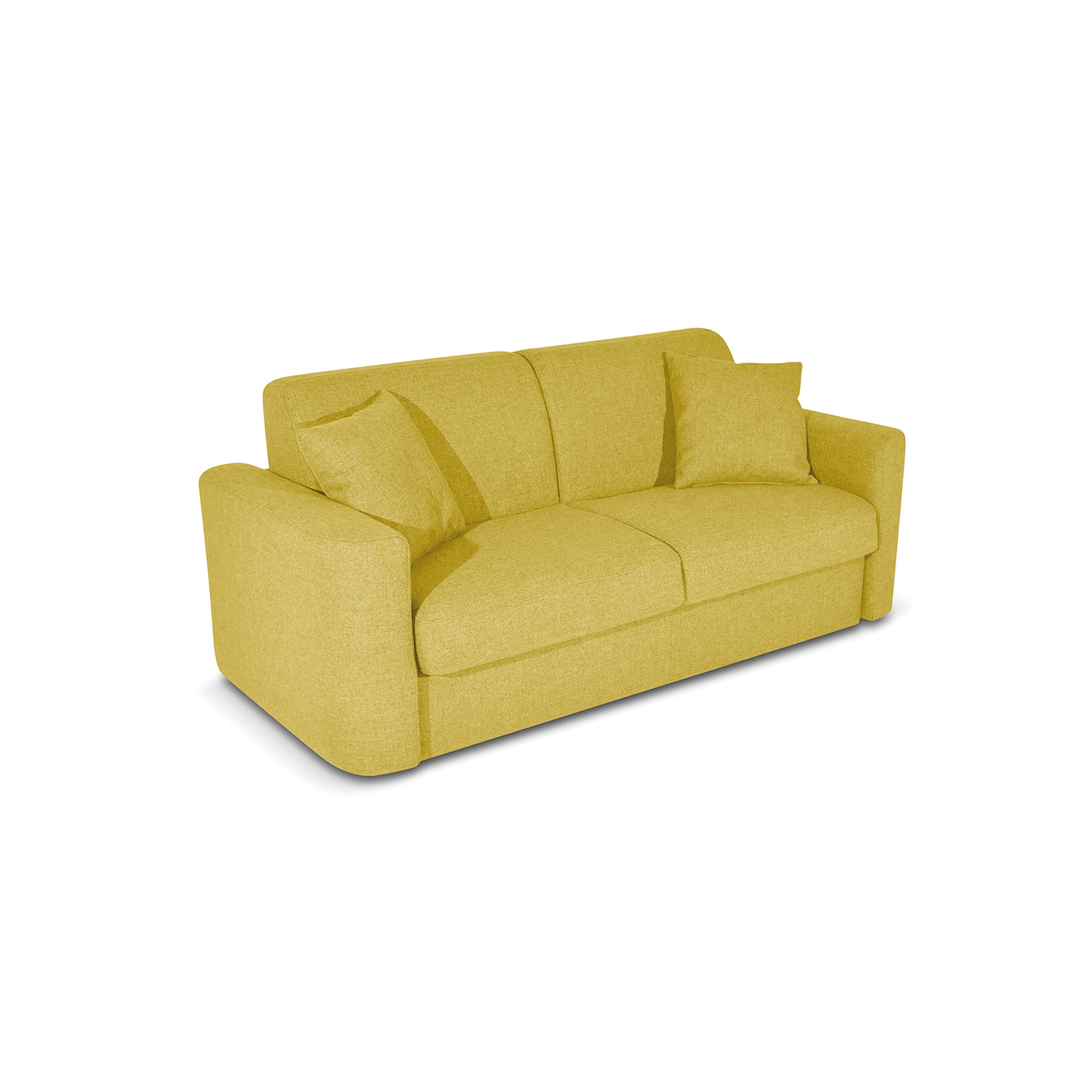 Divano letto Nereo con Materasso, sfoderabile, Made in Italy