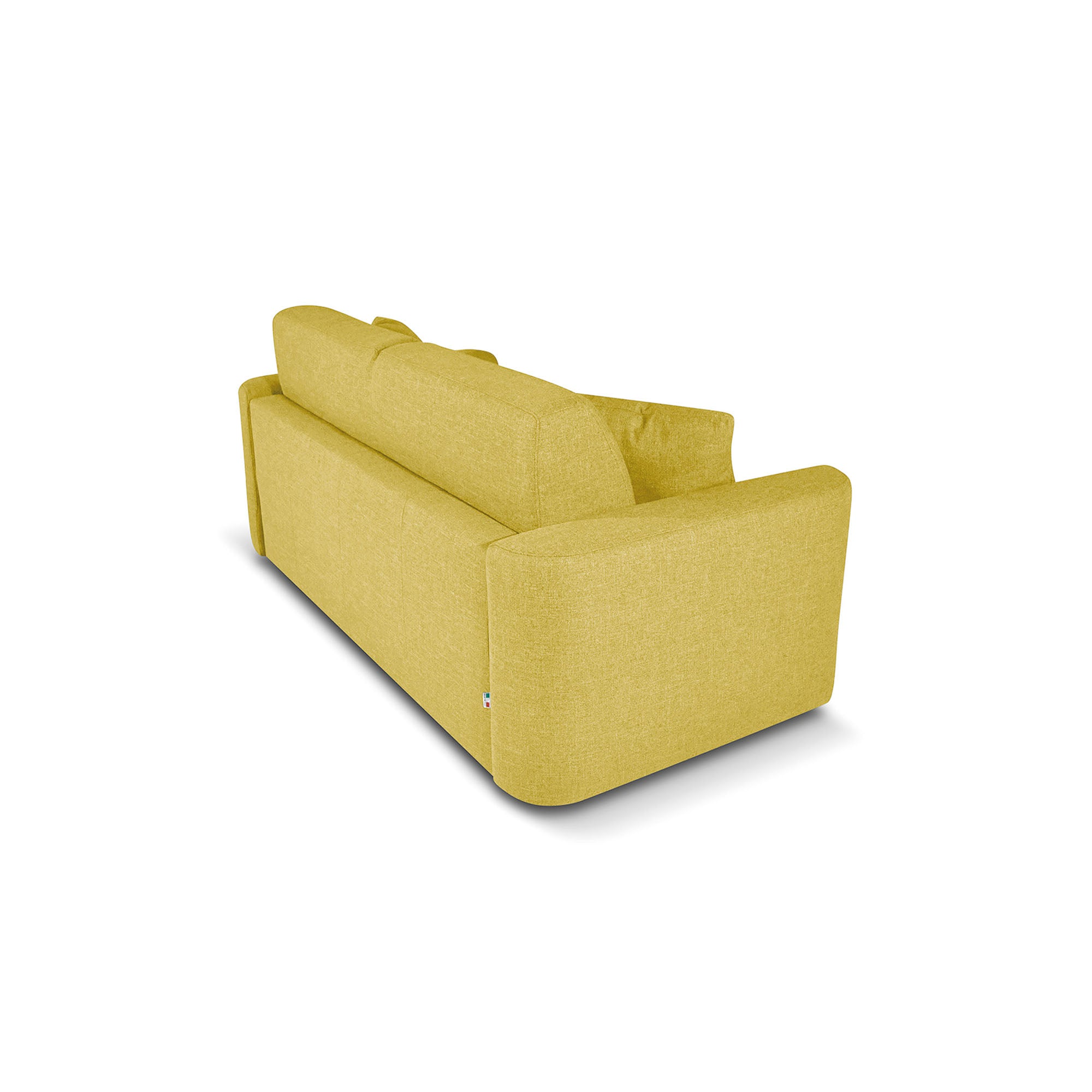 Divano letto Nereo con Materasso, sfoderabile, Made in Italy