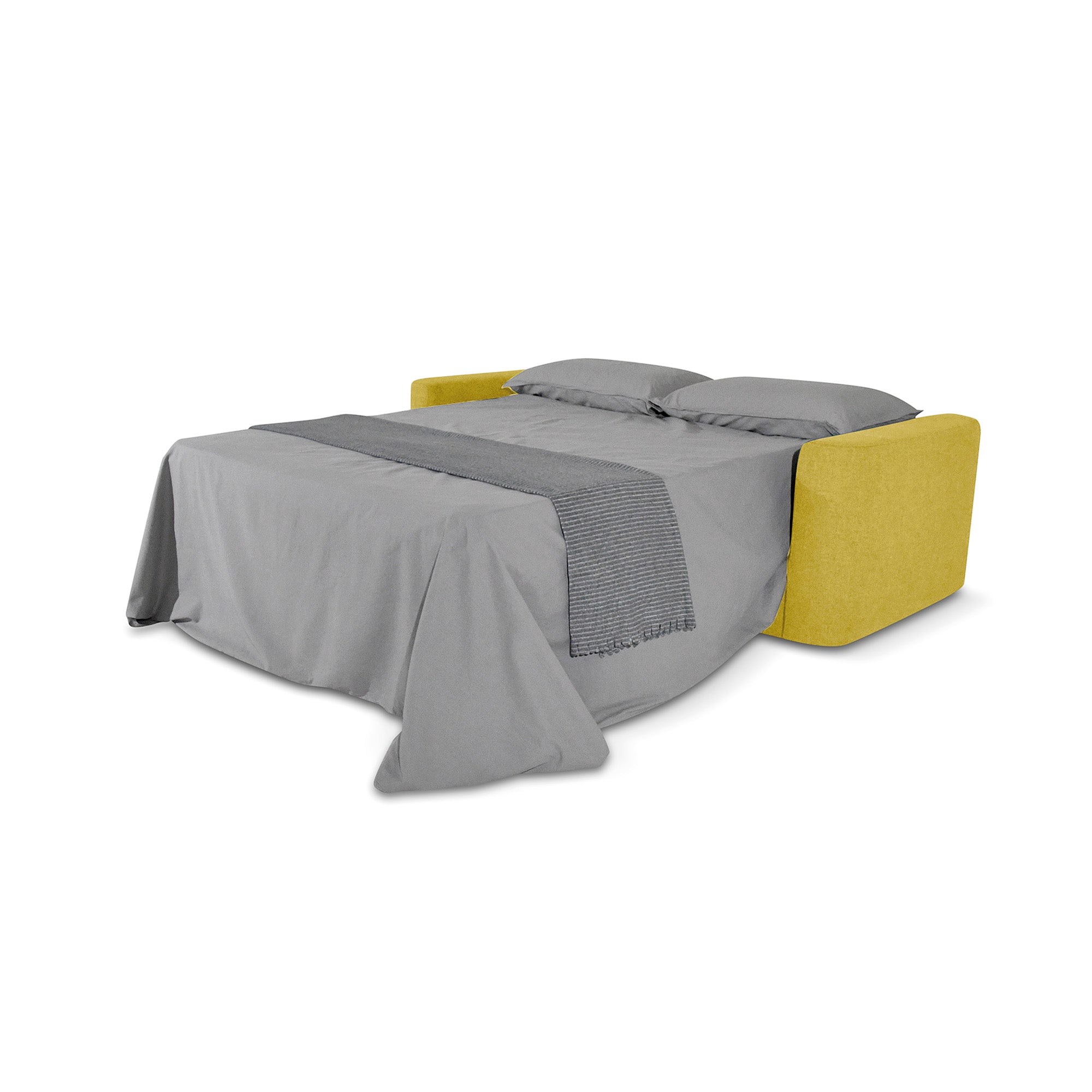 Divano letto Nereo con Materasso, sfoderabile, Made in Italy