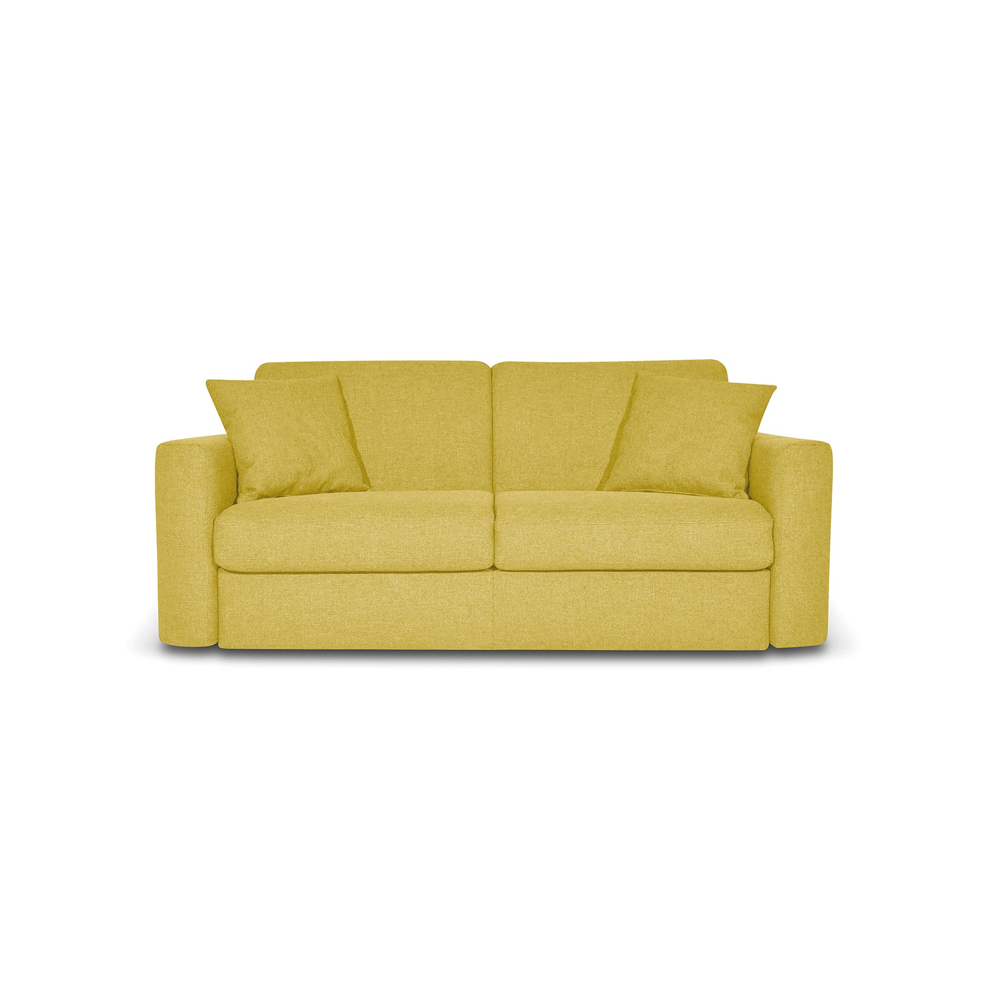 Divano letto Nereo con Materasso, sfoderabile, Made in Italy