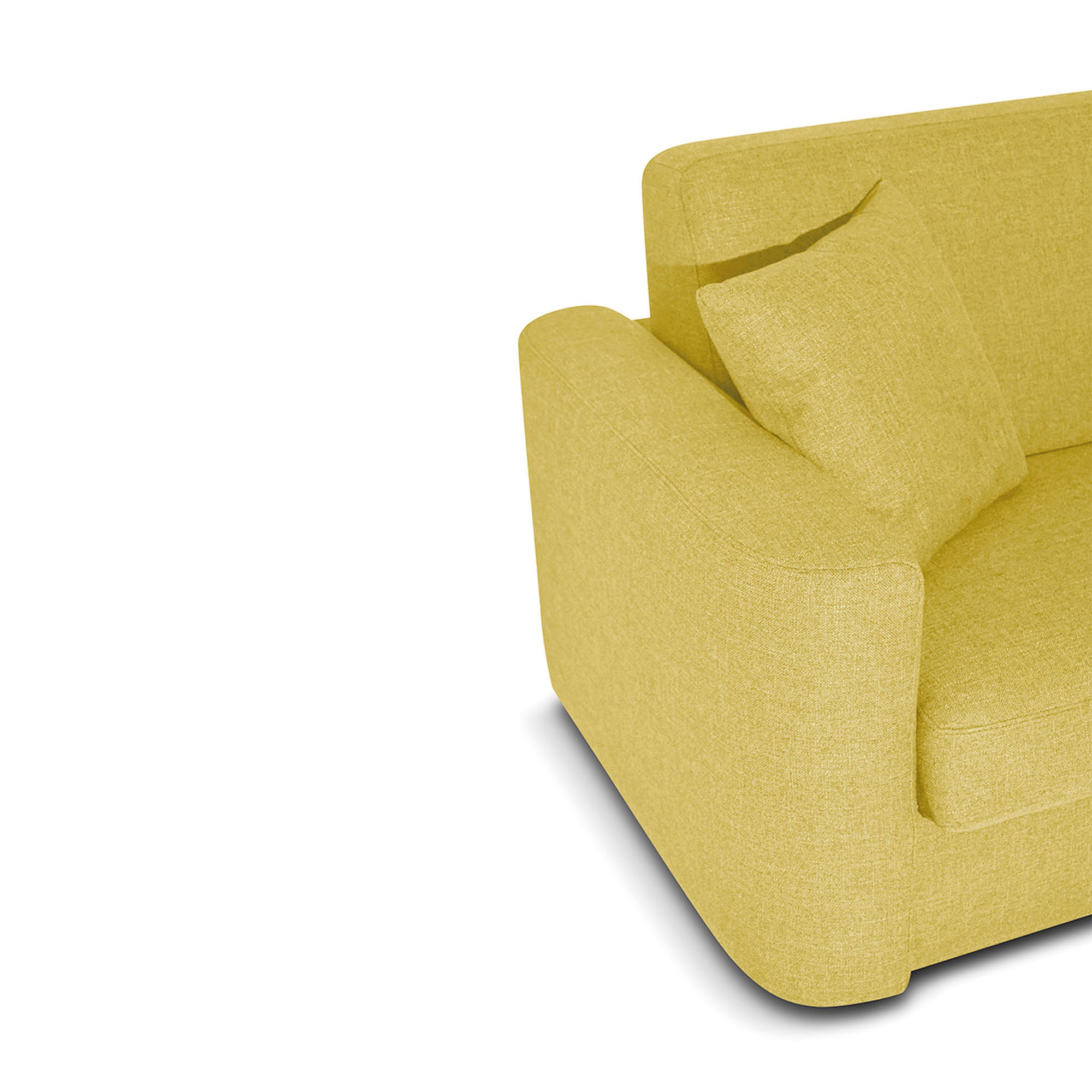 Divano letto Nereo con Materasso, sfoderabile, Made in Italy