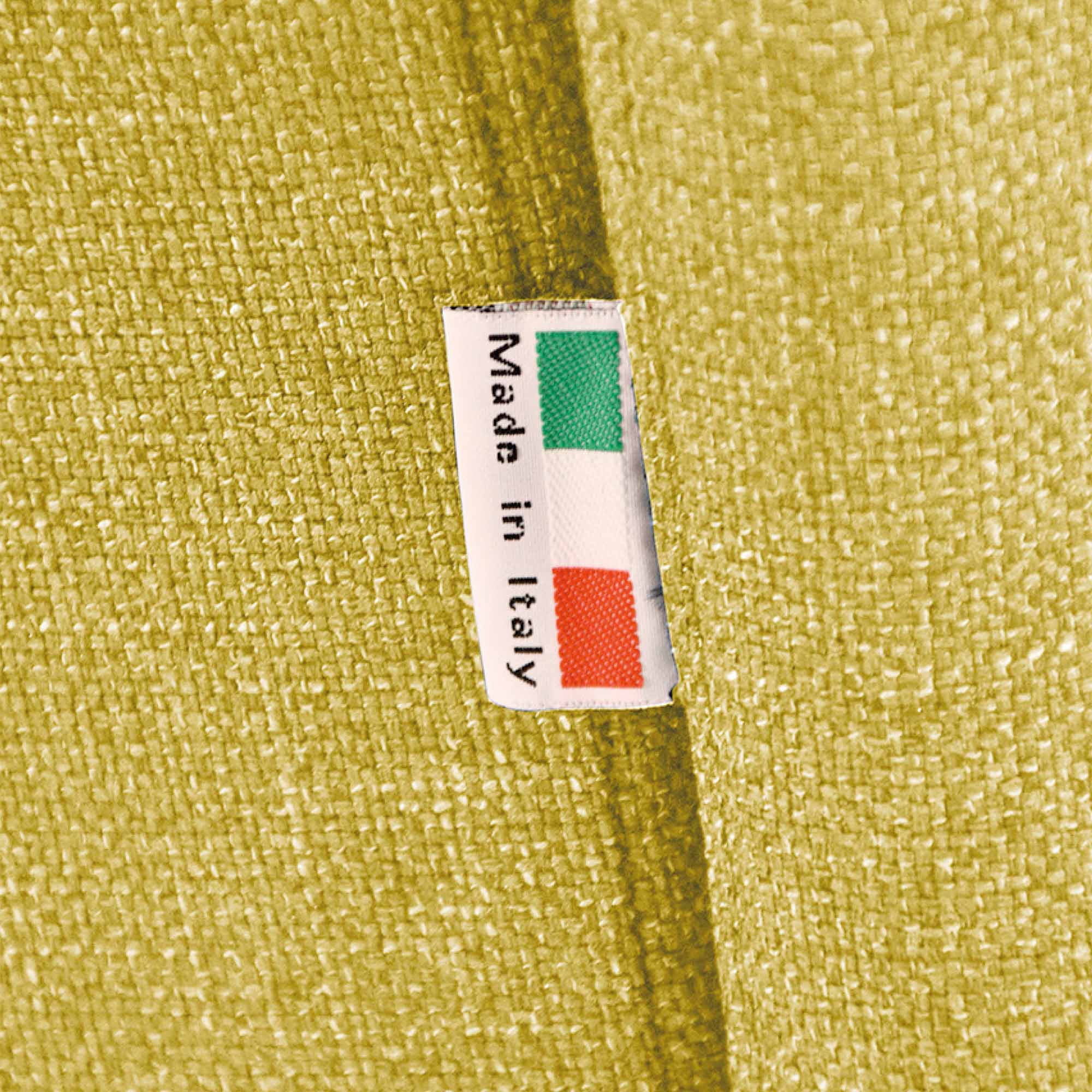 Divano letto Nereo con Materasso, sfoderabile, Made in Italy