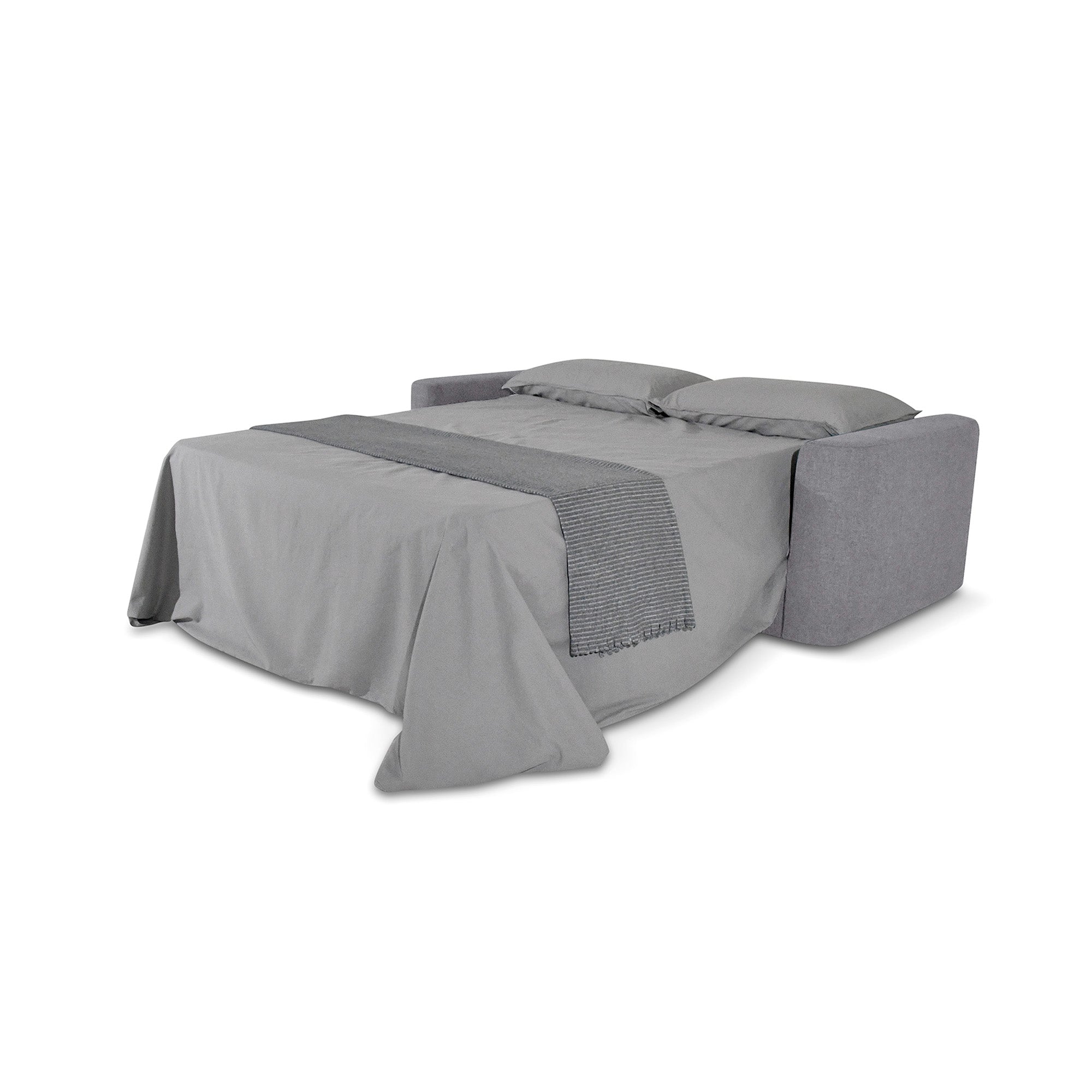 Divano letto Nereo con Materasso, sfoderabile, Made in Italy