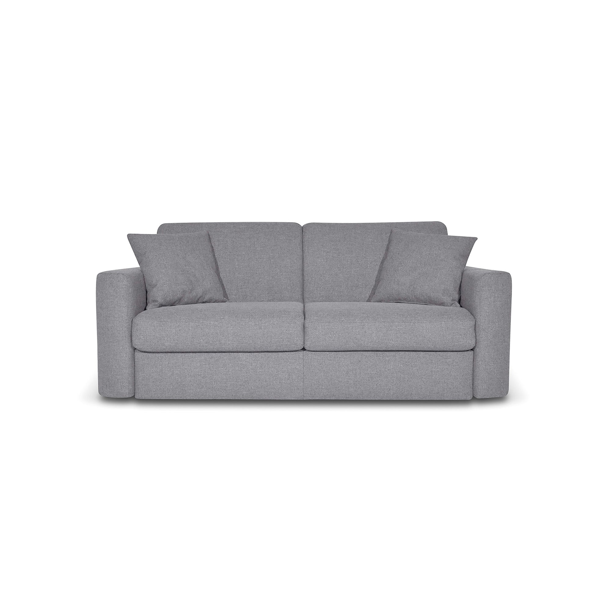 Divano letto Nereo con Materasso, sfoderabile, Made in Italy