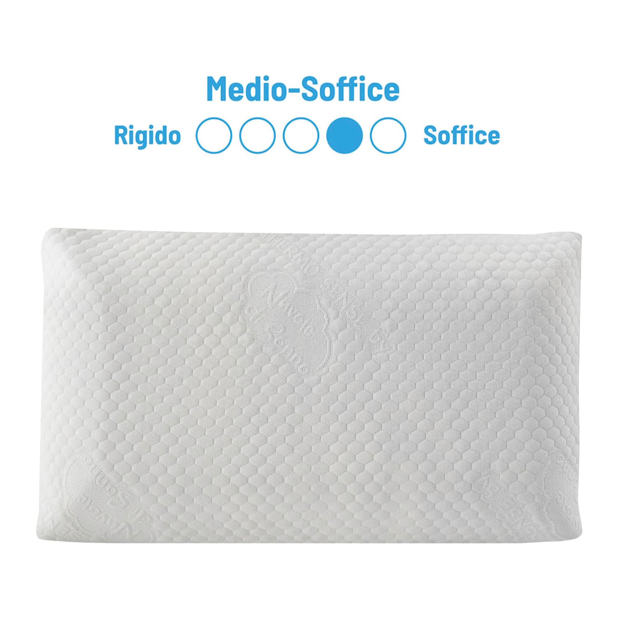 Oreiller de Massage de 13 cm de Haut en Mousse à Mémoire de Forme HD - Nuvole di Sonno
