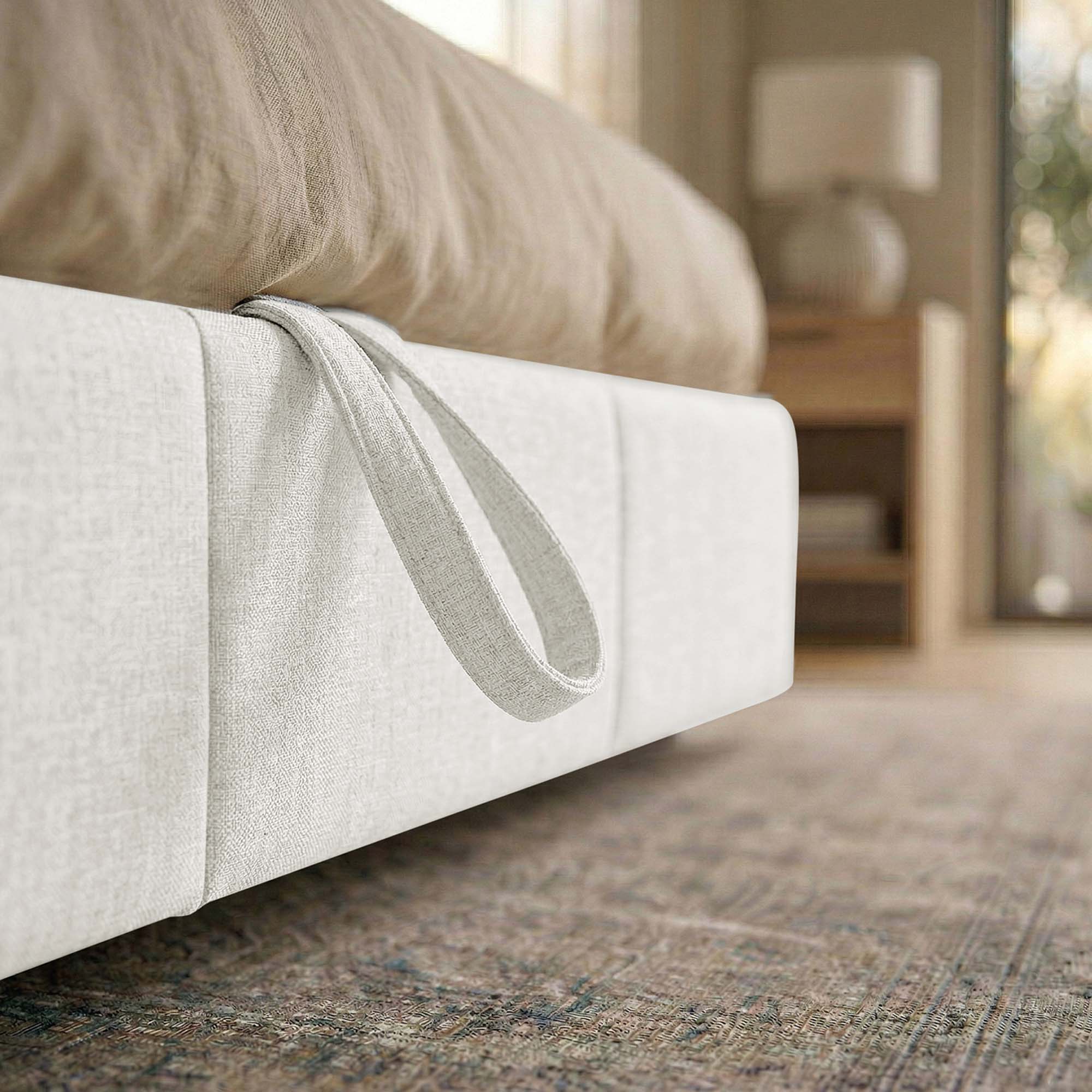 Letto Matrimoniale Contenitore con rete rinforzata e apertura facilitata Alma