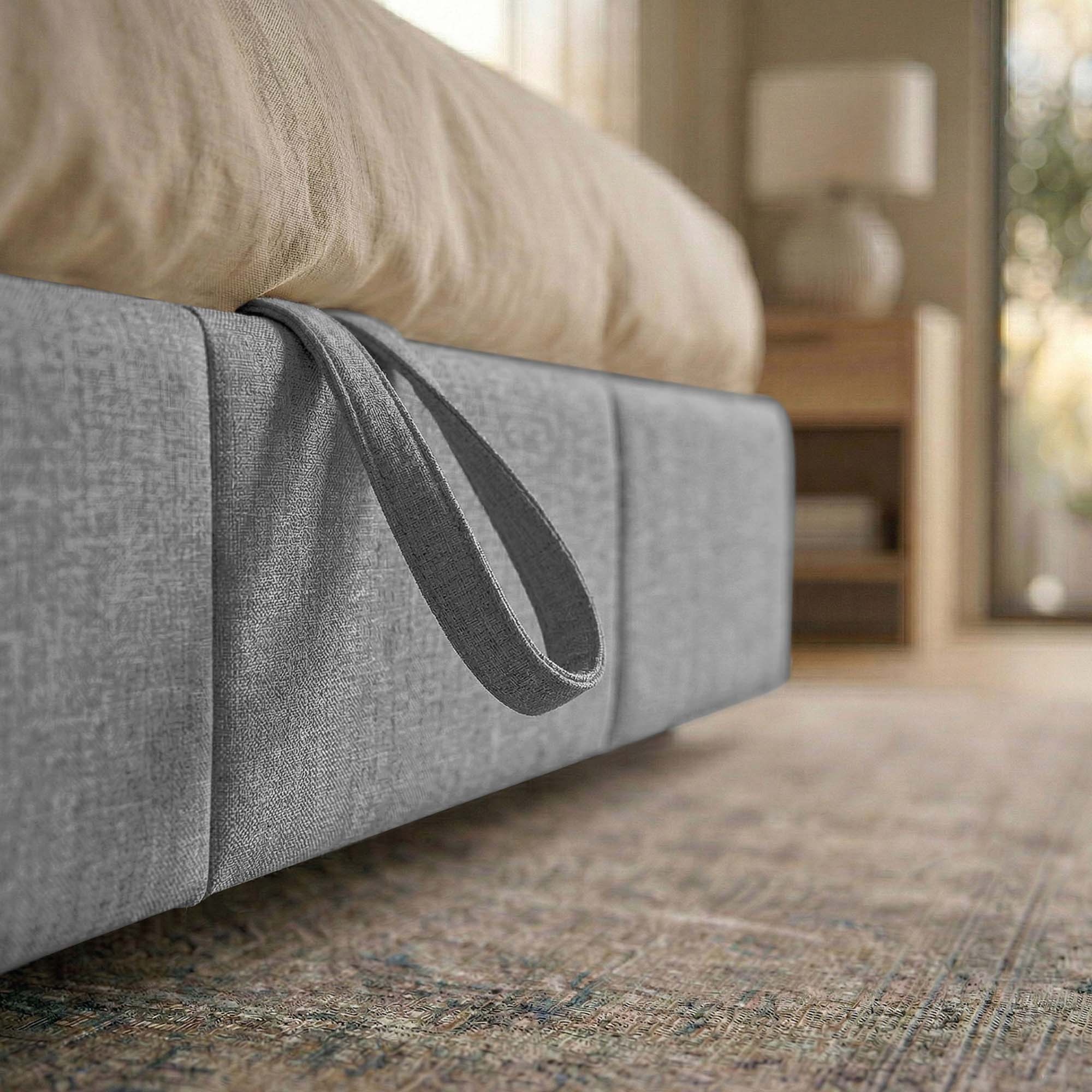 Letto Matrimoniale Contenitore con rete rinforzata e apertura facilitata Alma