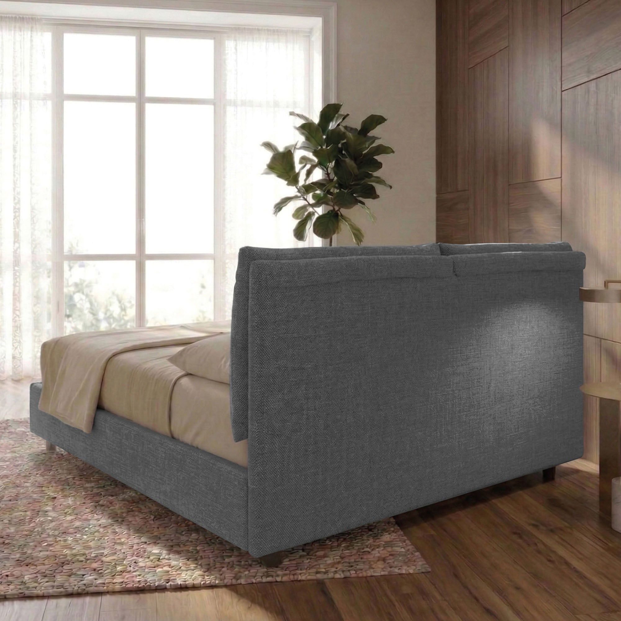 Letto Matrimoniale Contenitore con apertura facilitata e design classico Dune