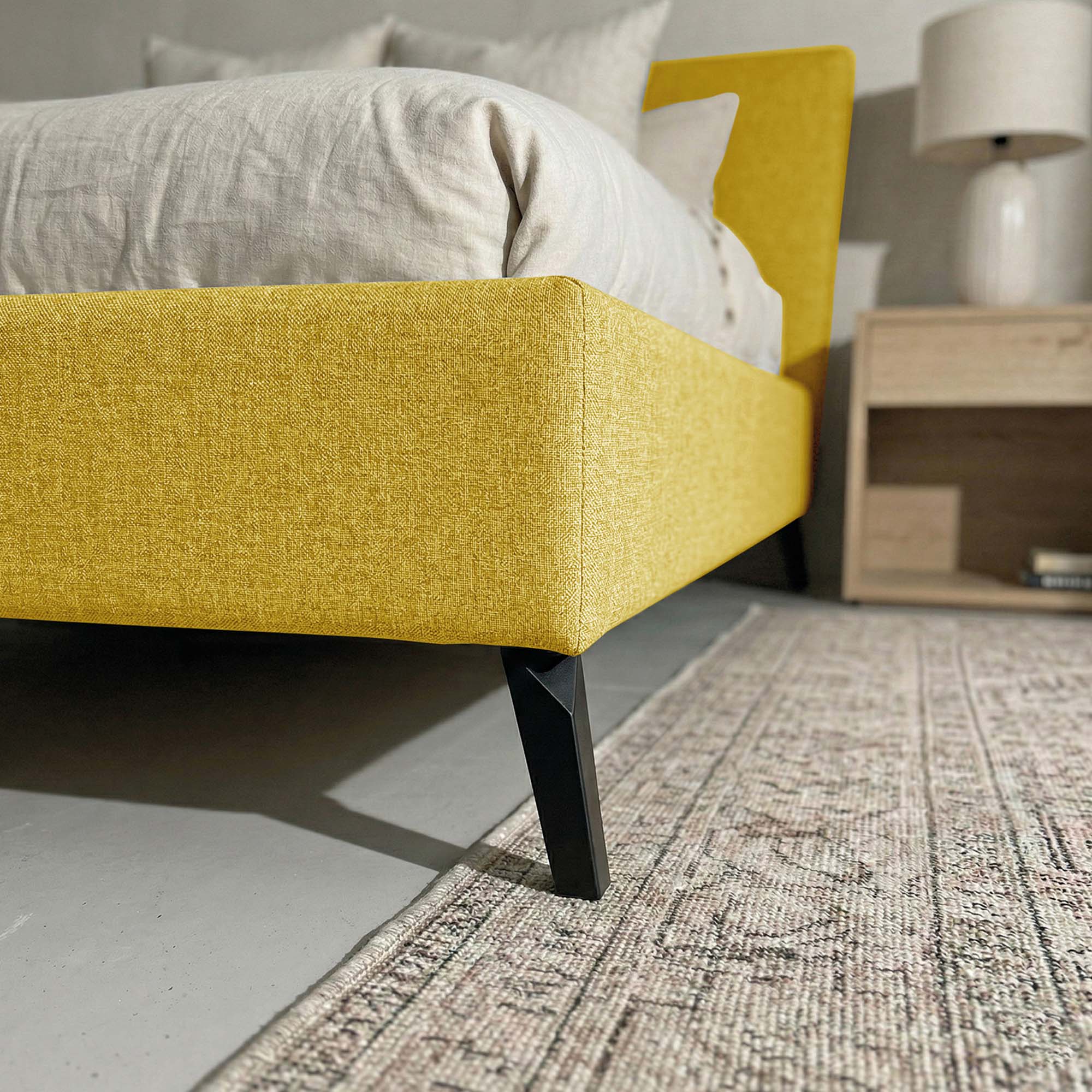 Letto Matrimoniale Contenitore con apertura facilitata e design moderno Nova