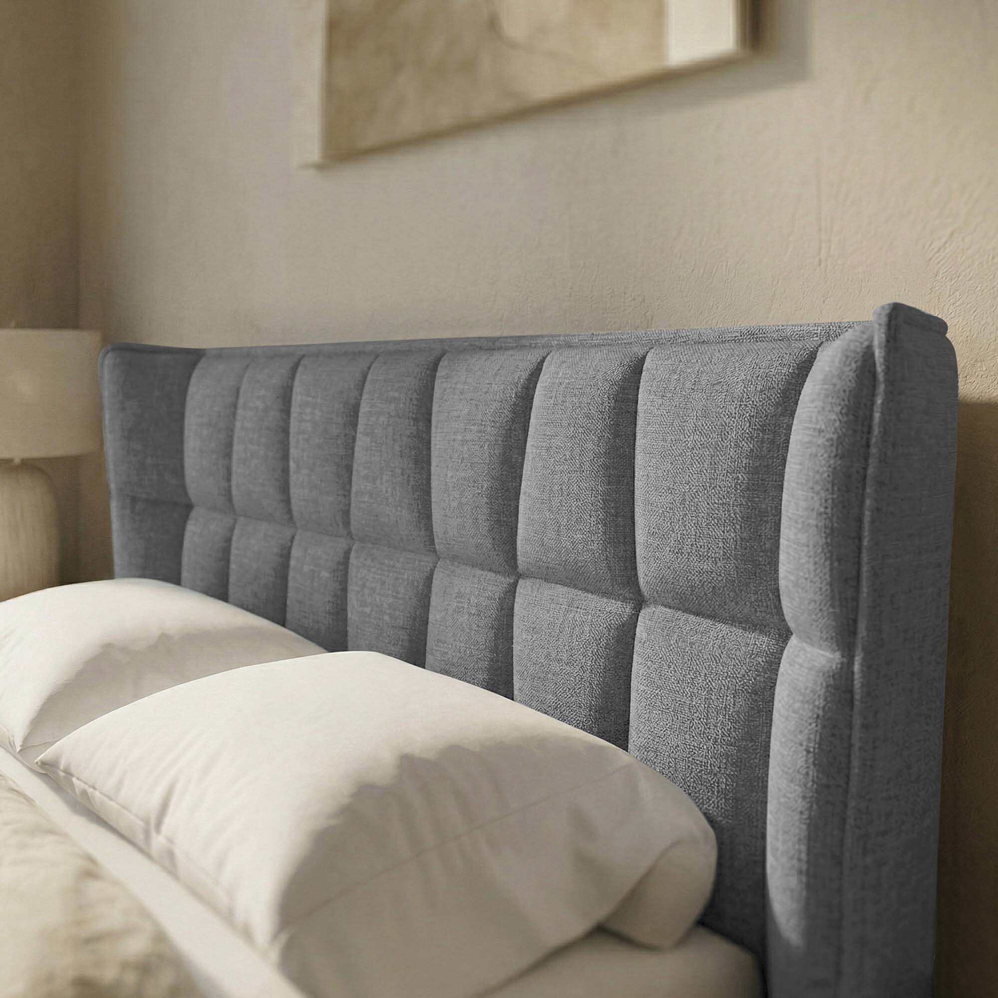 Letto Matrimoniale Contenitore con apertura facilitata e design moderno Nova