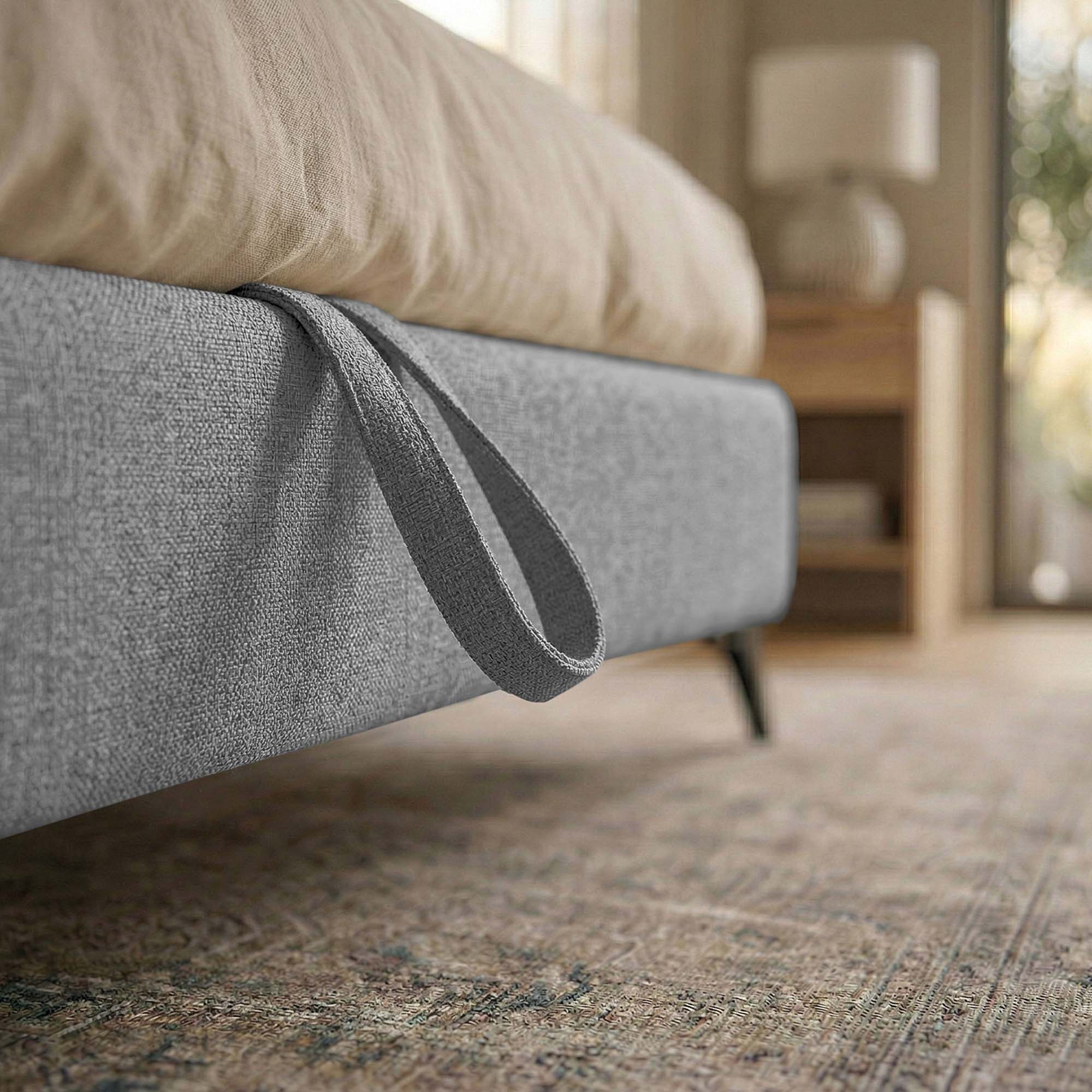 Letto Matrimoniale Contenitore con apertura facilitata e design moderno Nova