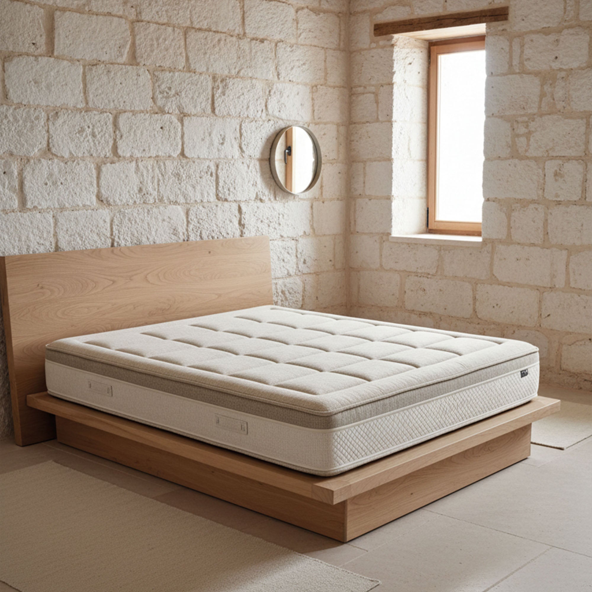 Materasso Ibrido Ortopedico (25cm) | Memory Foam HD & 800 Molle Insacchettate - Kaysa Plus