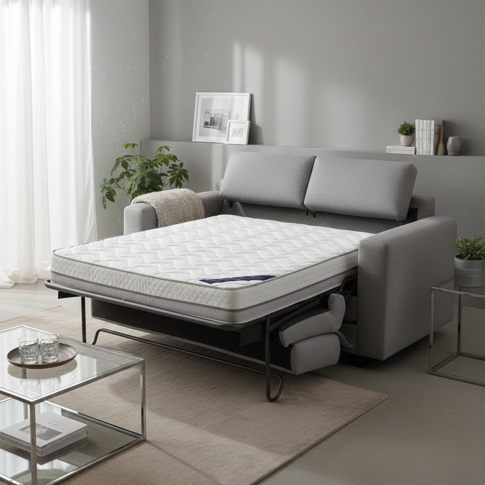 Materasso per divano letto a ribalta in Memory