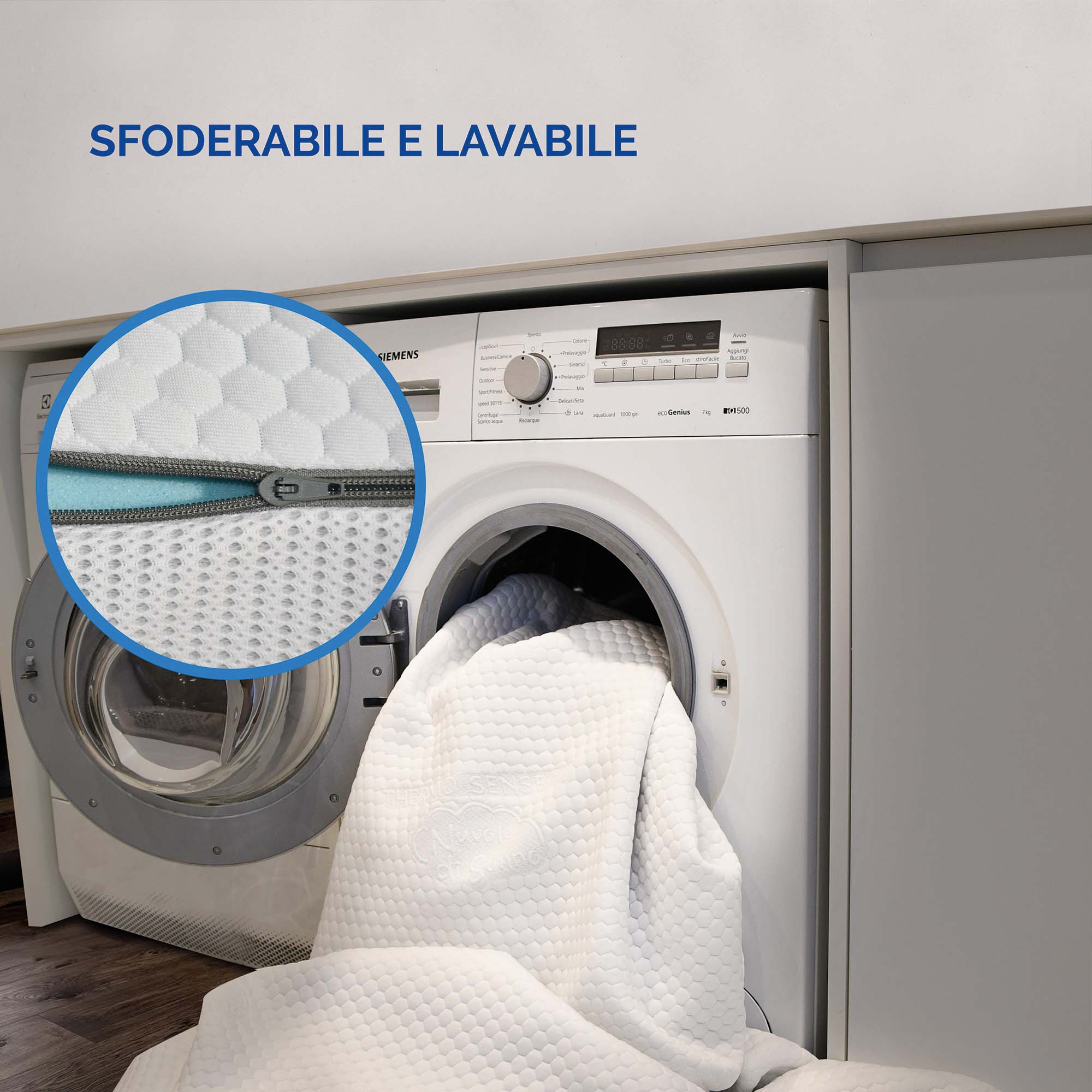 Topper Serenity in Memory Foam - Nuvole di Sonno