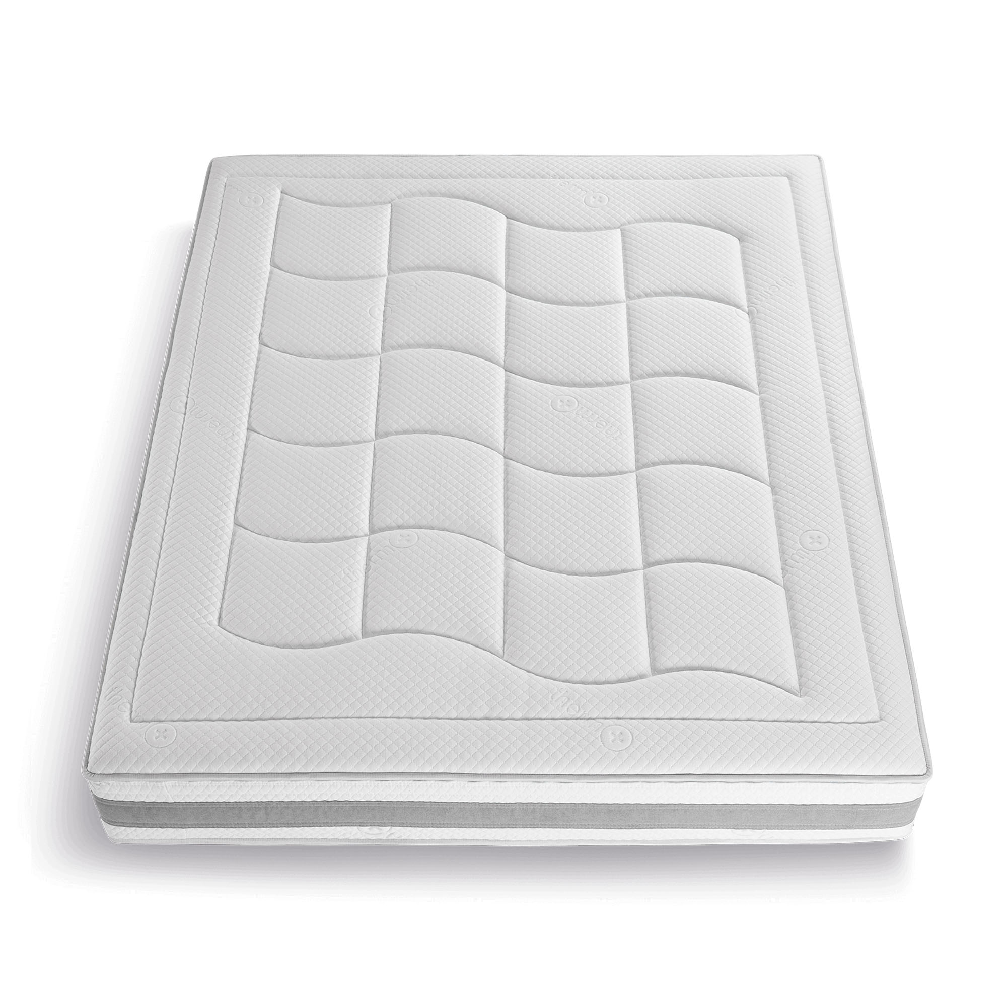 Materasso Ibrido in Memory Foam e molle Alto 25 Cm Kaysa Plus
