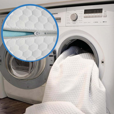 Coussin Massant Anti-Reflux de 18 cm de Hauteur Semi-Rigide en Mousse à Mémoire de Forme Haute Densité - Nuvole di Sonno