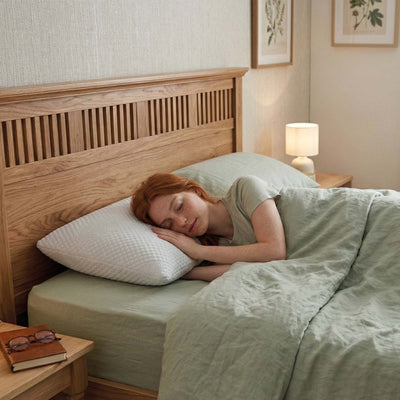 Oreiller Respirant en Pain de Savon de 13 cm de Haut en Mousse à Mémoire de Forme HD - Nuvole di Sonno